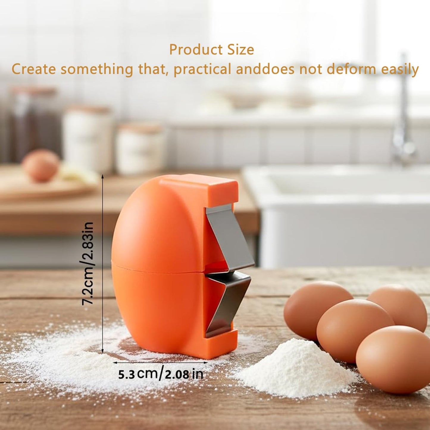 2026 New 3Pcs Stainless Steel Egg Shell Opener, Multifunctional Egg Cracker Tool for Raw & Hard-Boiled Eggs, Handheld Kitchen Gadget for Easy Peeling, Separating & Home Baking