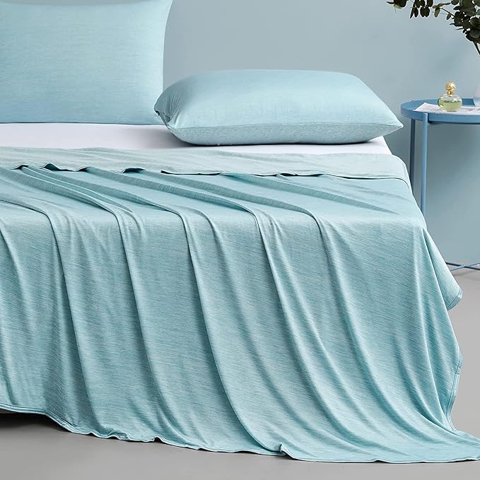 Elegear Revolutionary Cooling Blanket Throw Absorbs Heat to Keep Body Cool for Night Sweats, Arc-Chill 3.0 Cool Fiber Q-Max>0.5 for Hot Sleepers, Lightweight Summer Cold Blankets for Sleeping, Green