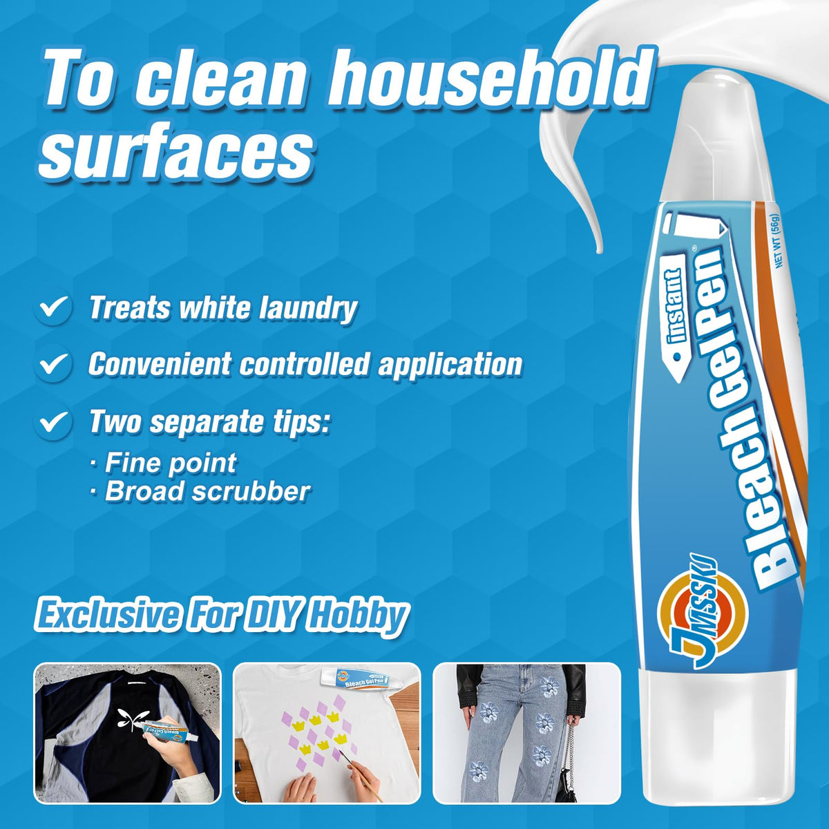 Bleach Pen For Clothing (3.52 Fl Oz)