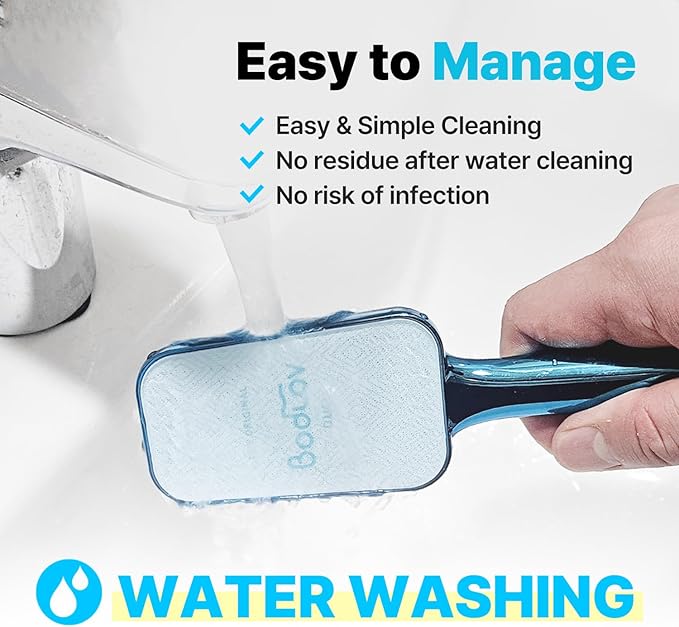 BODLOV Duo, Callus Removal and Hair Erase in ONE, Nano Glass, Foot File, Wet and Dry Skin, Skin Painless and Safety, Water Washing, Ergonomic Design, Hygiene to USE, Dual Care, Exfoliation, 2 in 1
