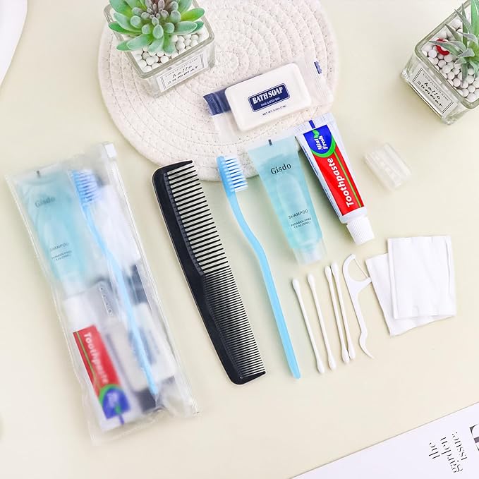 30 Travel Hygiene Kit Bulk Toiletry Kits Homeless Personal Hygiene Kit Bulk Homeless Care Package Travel Toiletry Kit Homeless Hygiene Kit Bulk Disposable Toiletry Kit(10-IN-1)