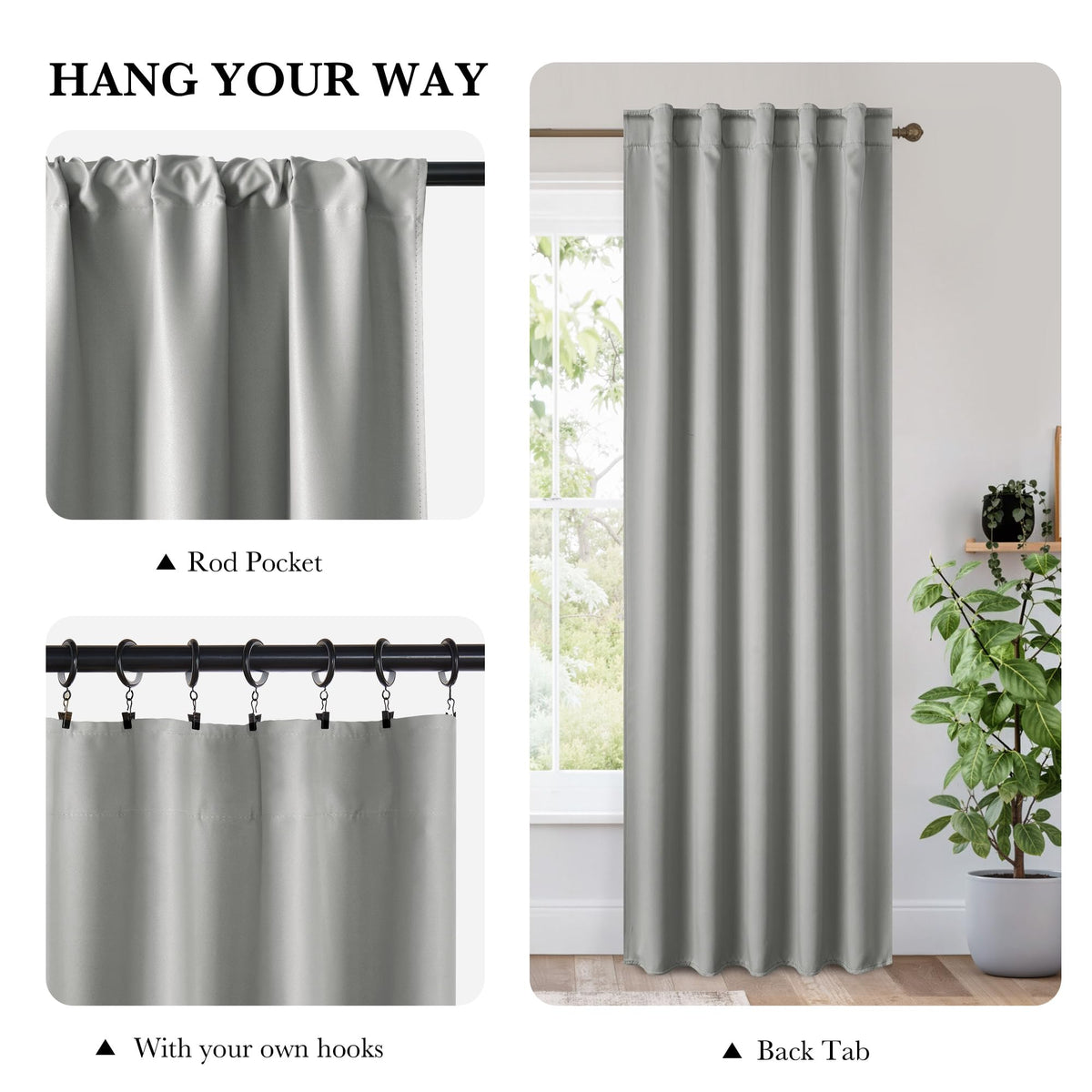 100% Blackout RV Camper Curtains (2 Count)