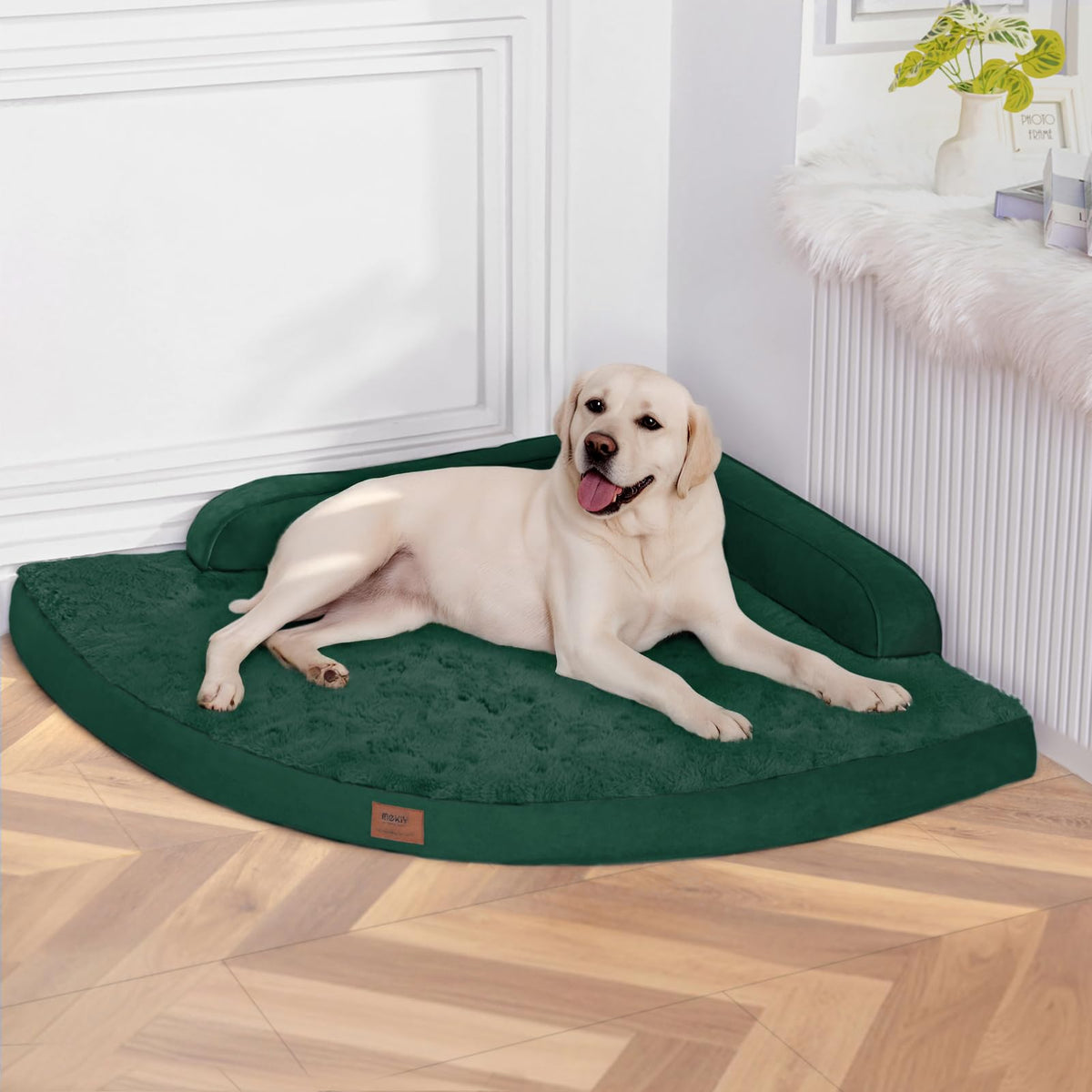 MEKIY Jumbo Orthopedic Waterproof Dog Bed with Sides for Extra Large Dogs