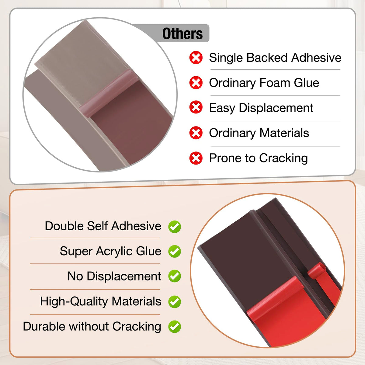 Floor Transition Strip Self Adhesive Vinyl Door Threshold Strip