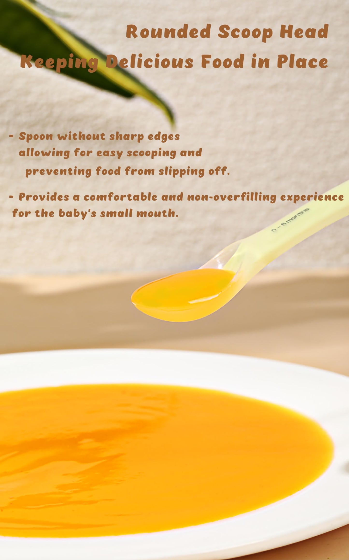 Aurrea Baby teethers for Babies 3-6 Months with Baby Spoons The First Stage Feeding, Foods Spoon Set with Travel Case