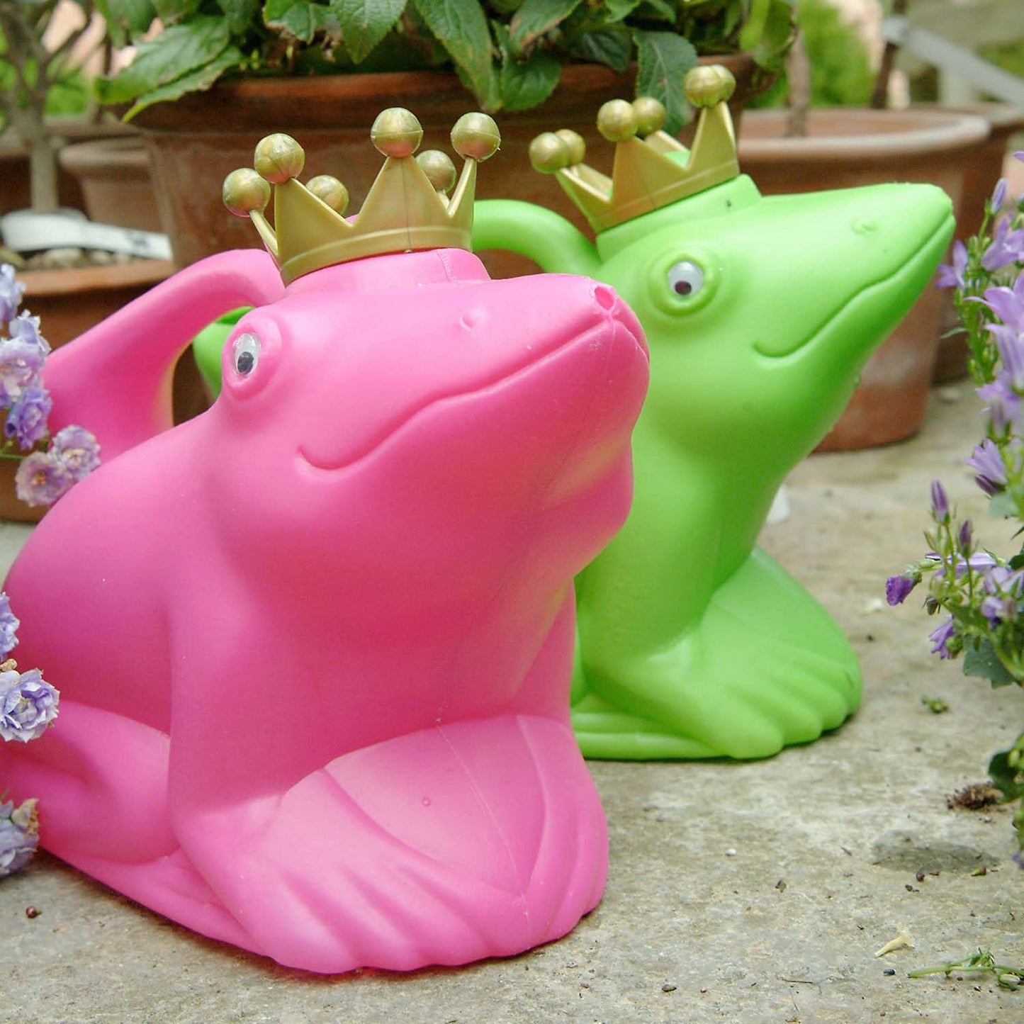 Esschert Design Watering Can - Frog Prince Green