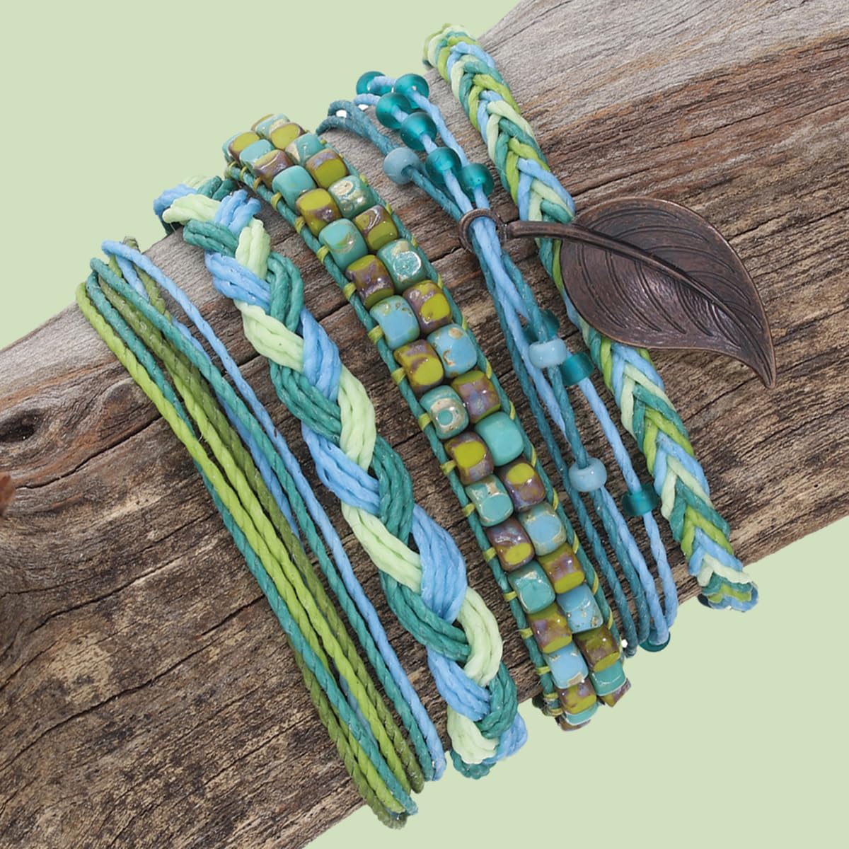 The Beadsmith Knot It Waxed Polyester Cord – Adventures Calling – 0.7mm Diameter – 4 Cords, 15 Yards Each – Make Jewelry, Macrame, Friendship Bracelets and DIY Crafts