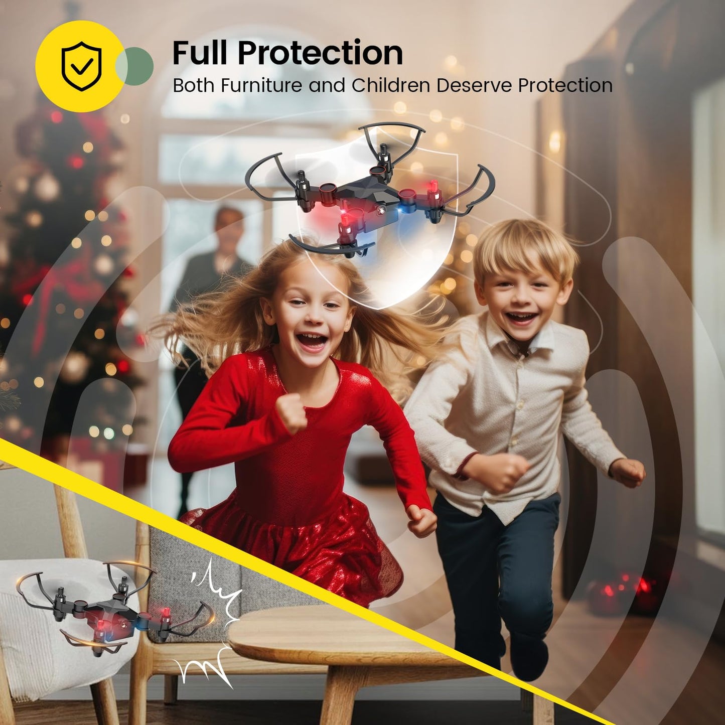 Holy Stone HS190 Foldable Mini Nano RC Drone for Kids Gift Portable Pocket Quadcopter with Altitude Hold 3D Flips and Headless Mode Easy to Fly for Beginners