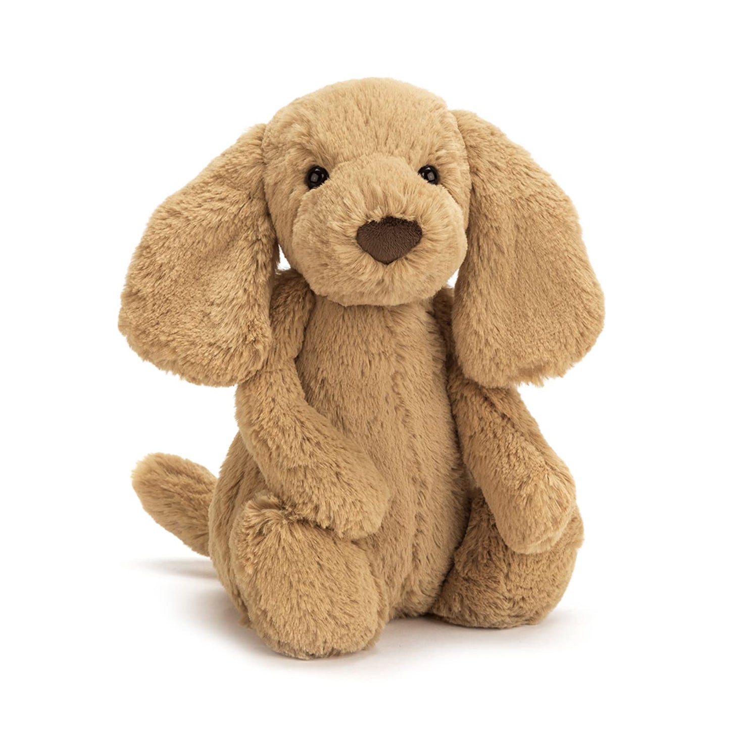 Jellycat Bashful Toffee Puppy Stuffed Animal, Medium 12 inches - Dogs and Puppies Plush Toy - Classic Children's Gift