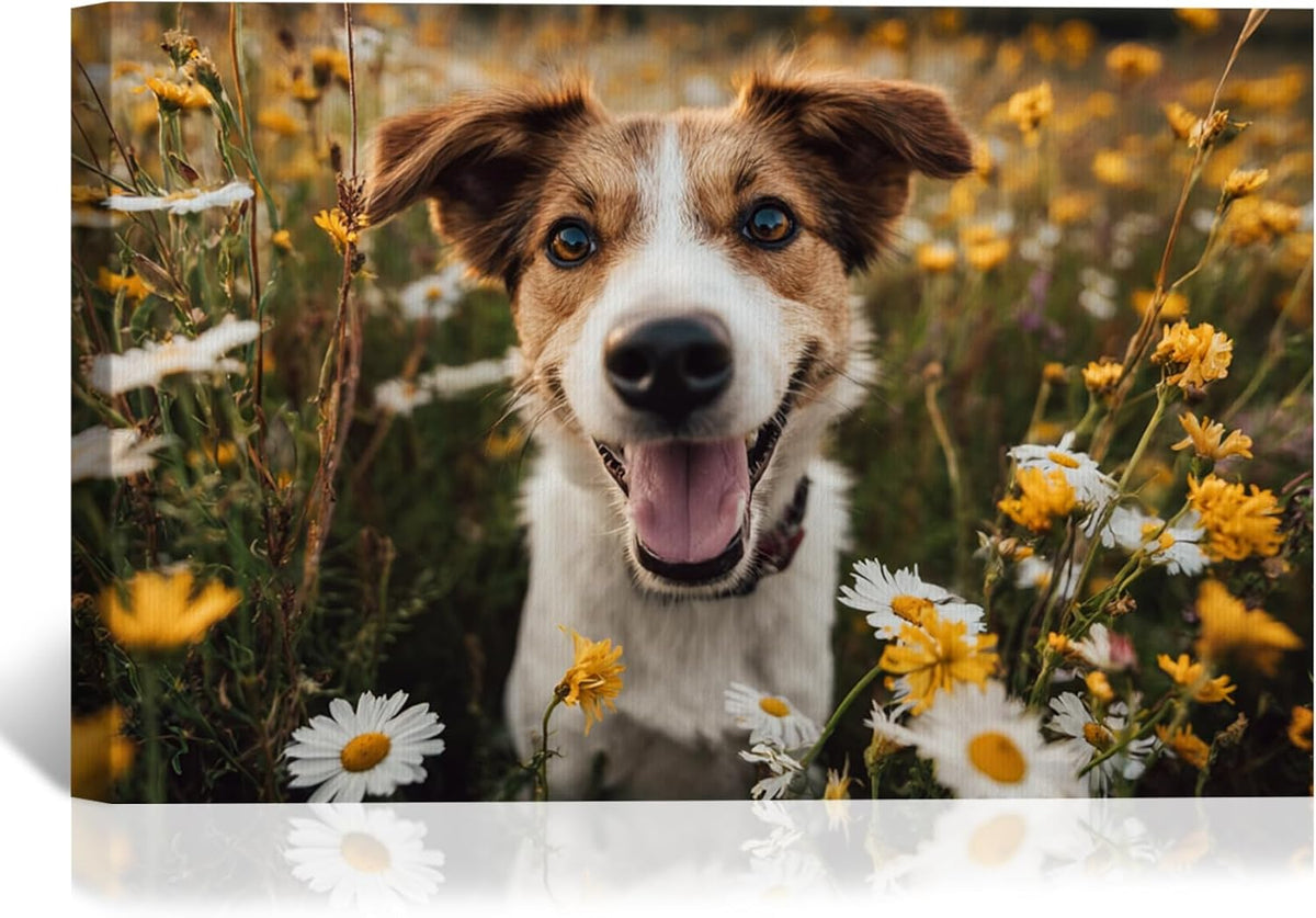 Custom Canvas Wall Art with Photo, Personalized Portrait Frame with Wedding Baby Pet Family Picture, Custom Poster for Living Room Wall, Personalized Picture Gifts for Anniversary Multiple Sizes