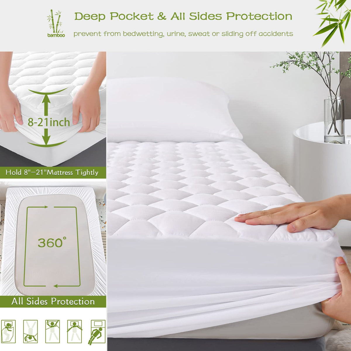 Queen Mattress Protector Waterproof