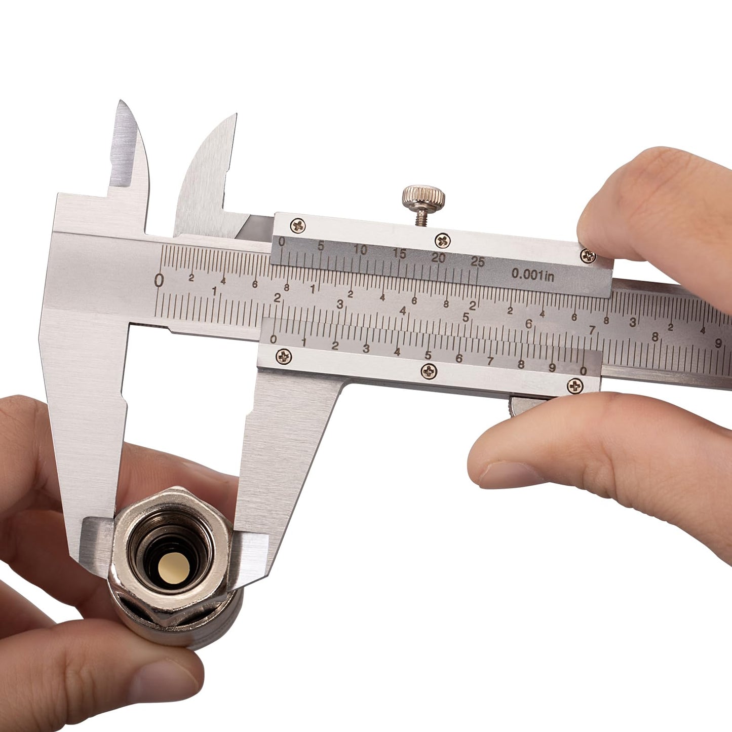 Spurtar Vernier Caliper Measuring Tool 6", 0-6Inch/0-150mm Manual Non Digital Calipers, 0.001"/0.02mm High Precision Durable Micrometer