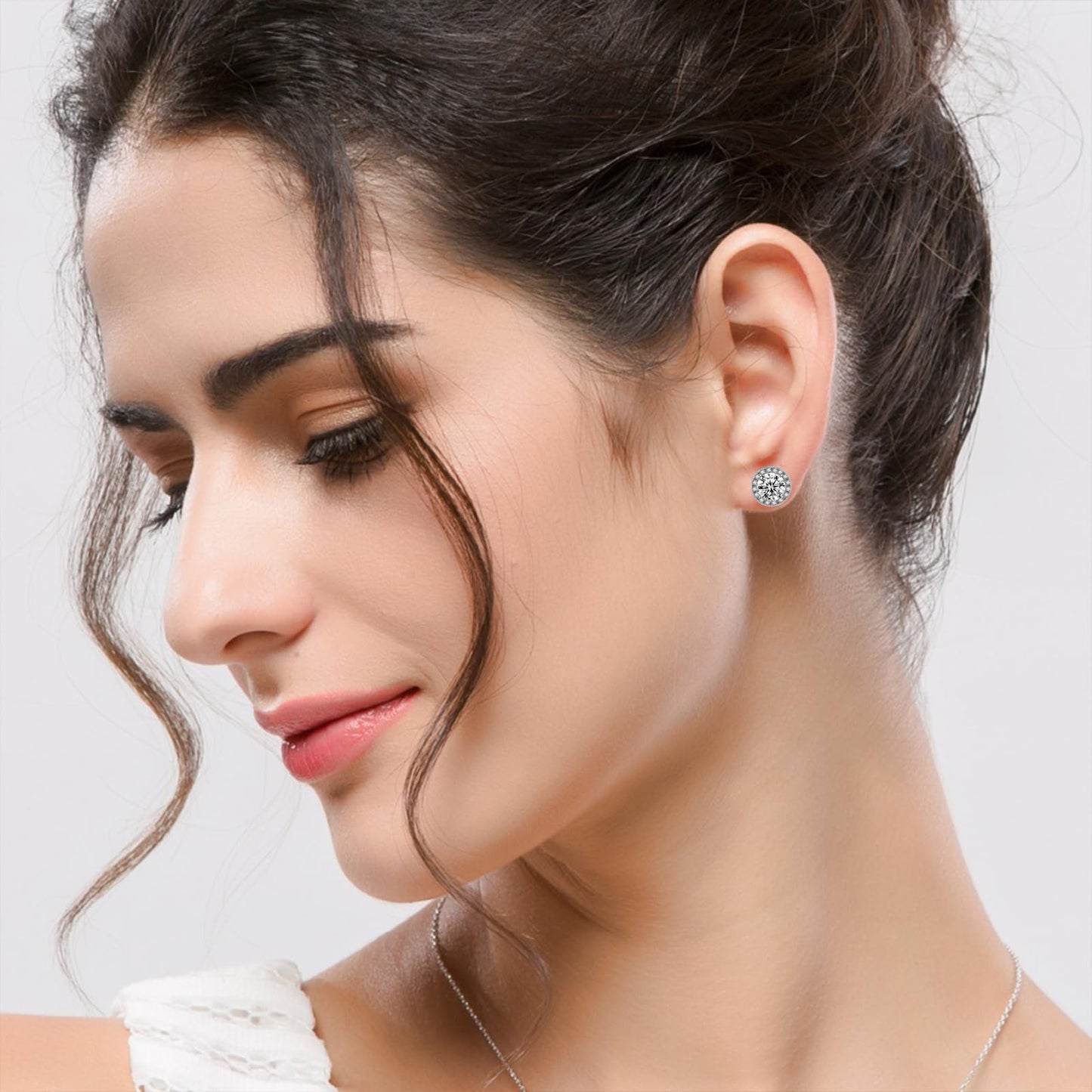 Lymphatic Earrings for Women Lymphatic Drainage Therapy Earrings Lymphvity Germanium Earring Lymph Detox Earring CZ Stud(Gold+Silver)
