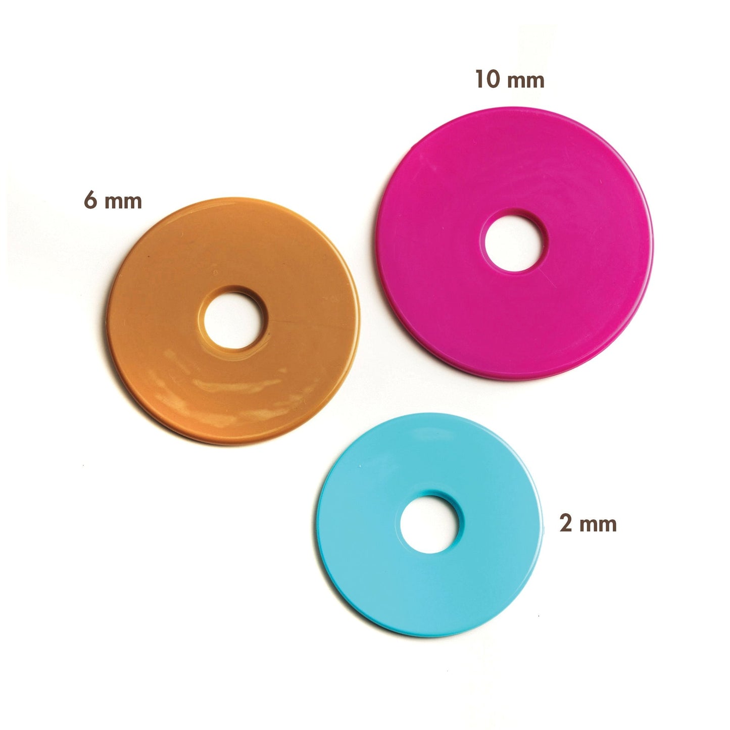Bakelicious Adjustable Rolling Pin, Wood and Nylon Rolling Pin with Thickness Rings, 3.5 x 3.5 x 21.75 inches