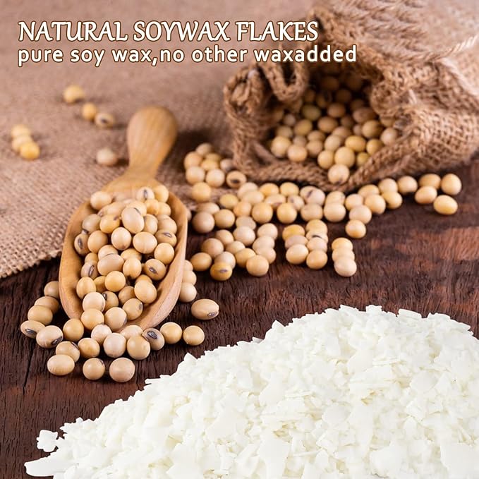 5 Pound Bag DIY Soy Wax Candle,Natural Wax Making Supplies- Soy Wax Flakes