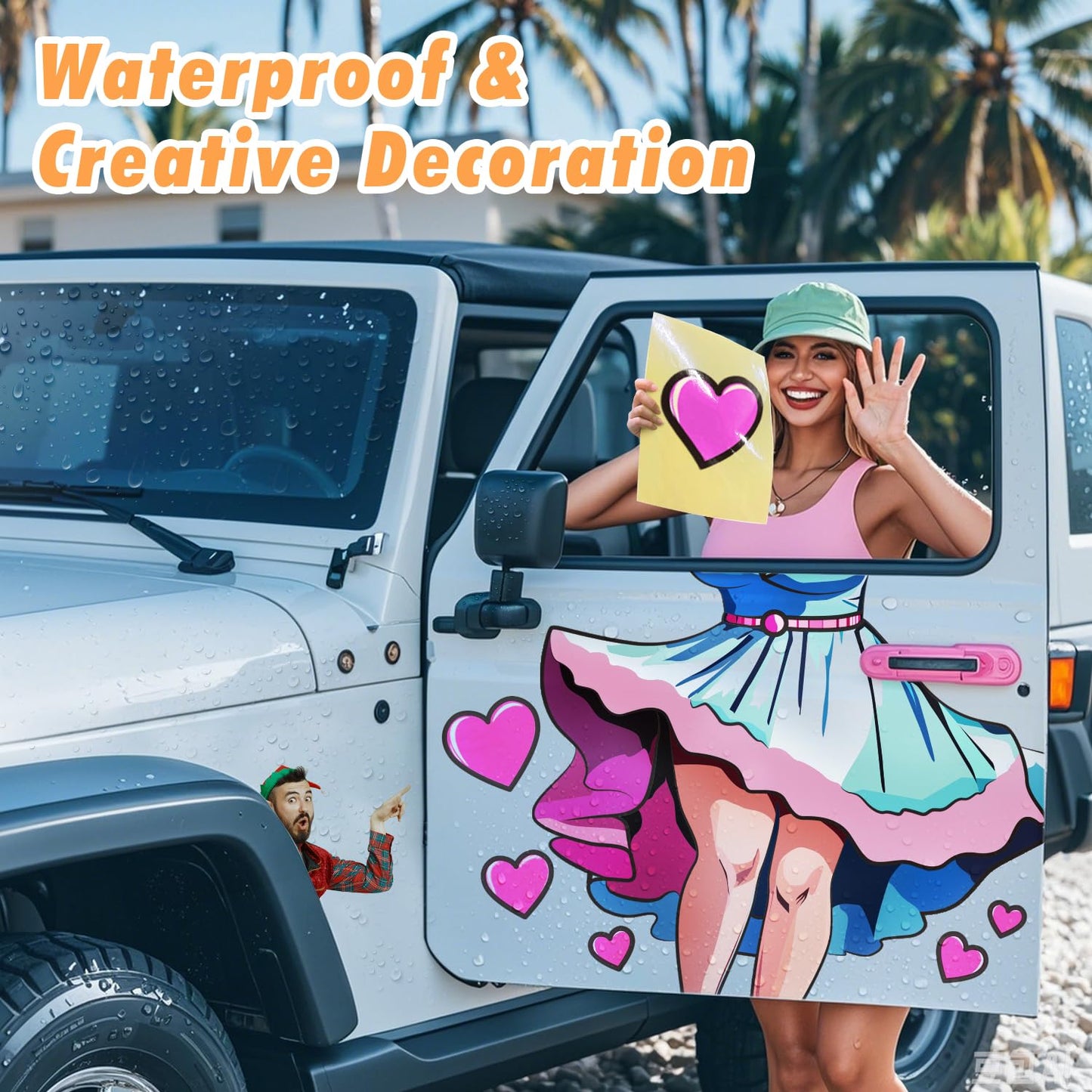 TransOurDream Sublimation Sticker Paper-20 Pcs 100% Glossy Clear Waterproof Heat Transfer Stickers 8.5x11 for Sublimation Inkjet Printer with Sublimation Ink, Decoration for Mugs, Phone Cases, Tumbler