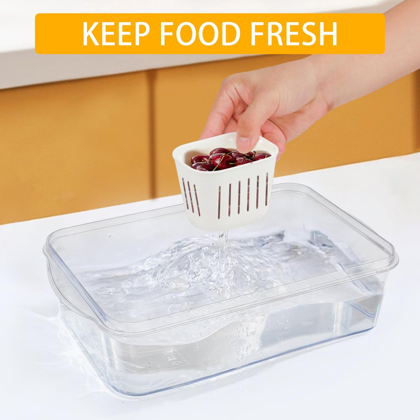 Snackle Box - Divided Serving Tray with Lid - Snackle Box Charcuterie Container with 8 Compartments, Snack Tray for Fruit, Candy, Veggies, Nuts, Cracker, Chips - Perfect for Party, Travel, Picnic