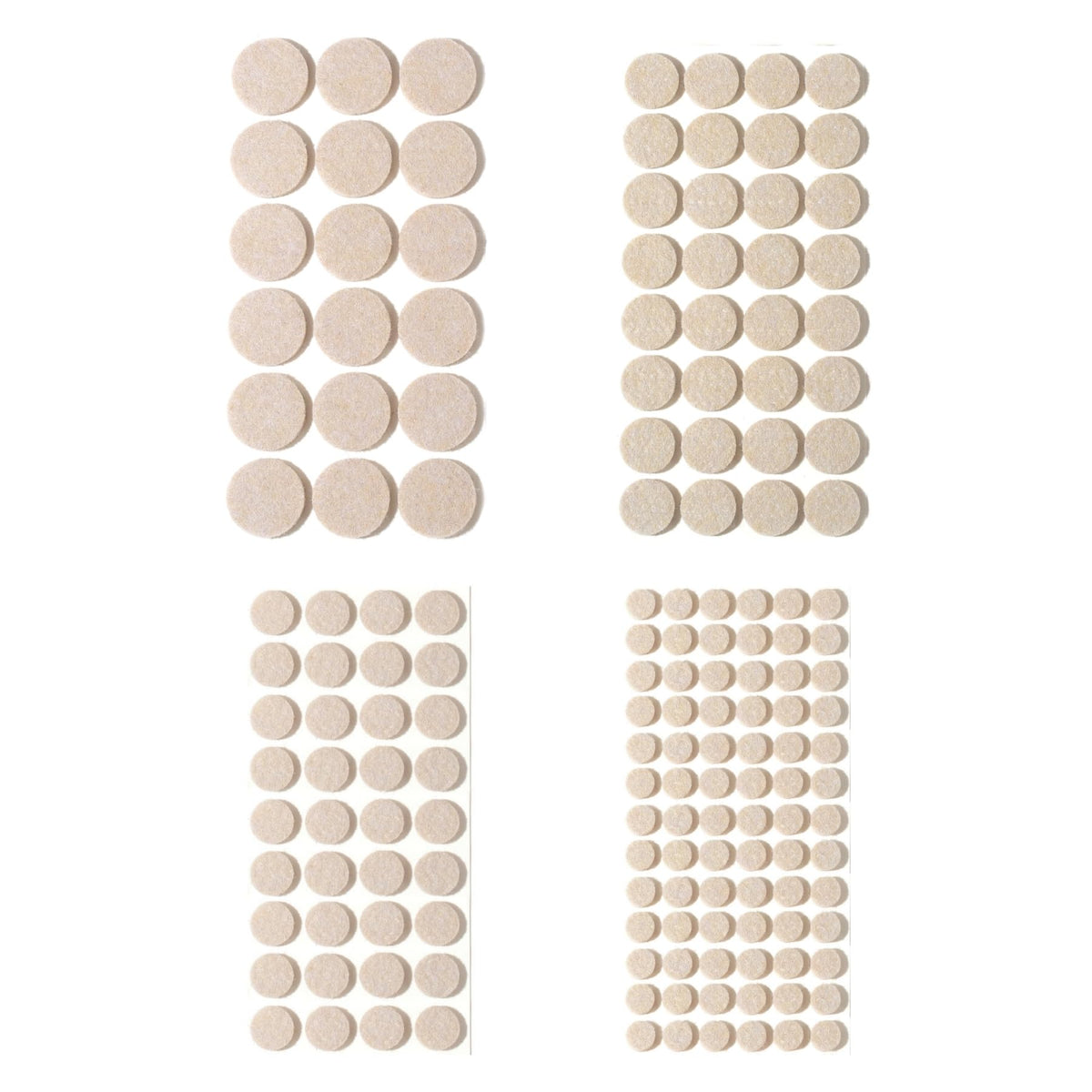Felt Furniture Pads for Hardwood Floors 164 Piece (129 Count)