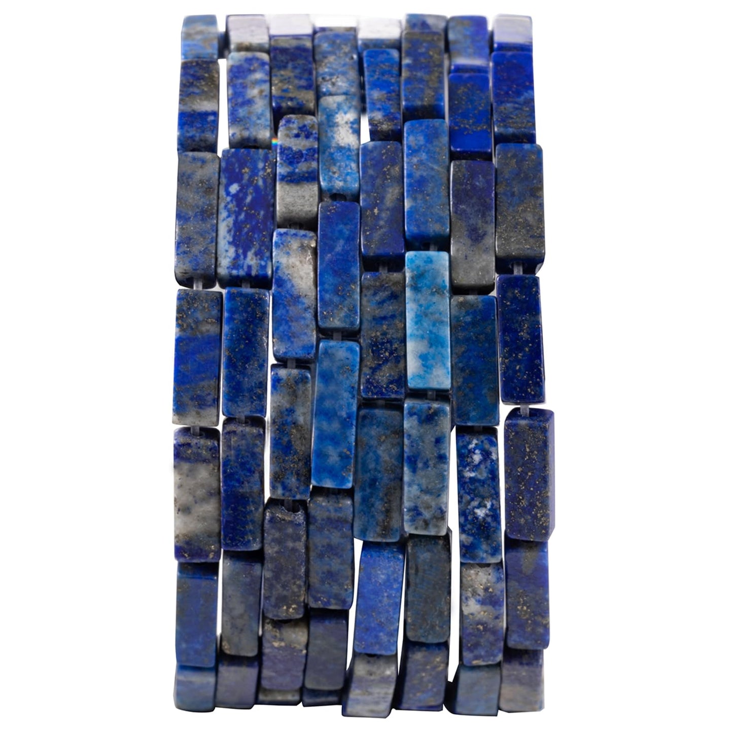 Natural Lapis Lazuli Rectangle Tube Beads 4x13mm 38cm/str Loose Semi Gemstone Stone Beads for Making Bracelets Necklace Earrings