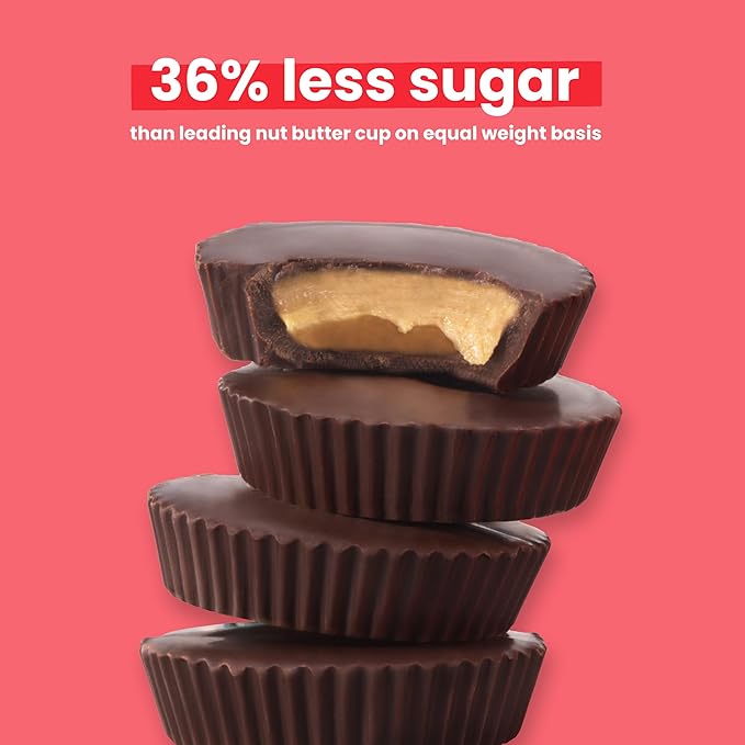 UNREAL Dark Chocolate Peanut Butter Cups (Value Size Bag) | Vegan, 5g Sugar | Gluten Free, Fair Trade, Non-GMO | 9.5oz