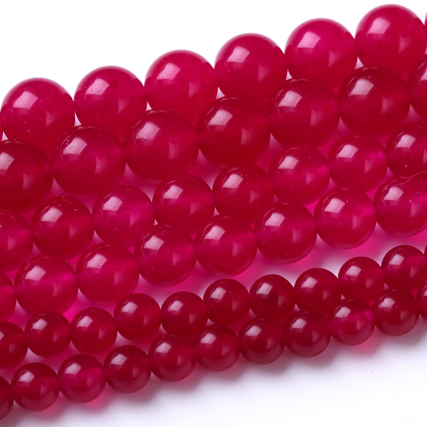 10MM Rose Carnelian Round Loose Beads Natural Gem Beads Crystal Energy Stone Beads for Jewelry Making DIY Bracelet Necklaces