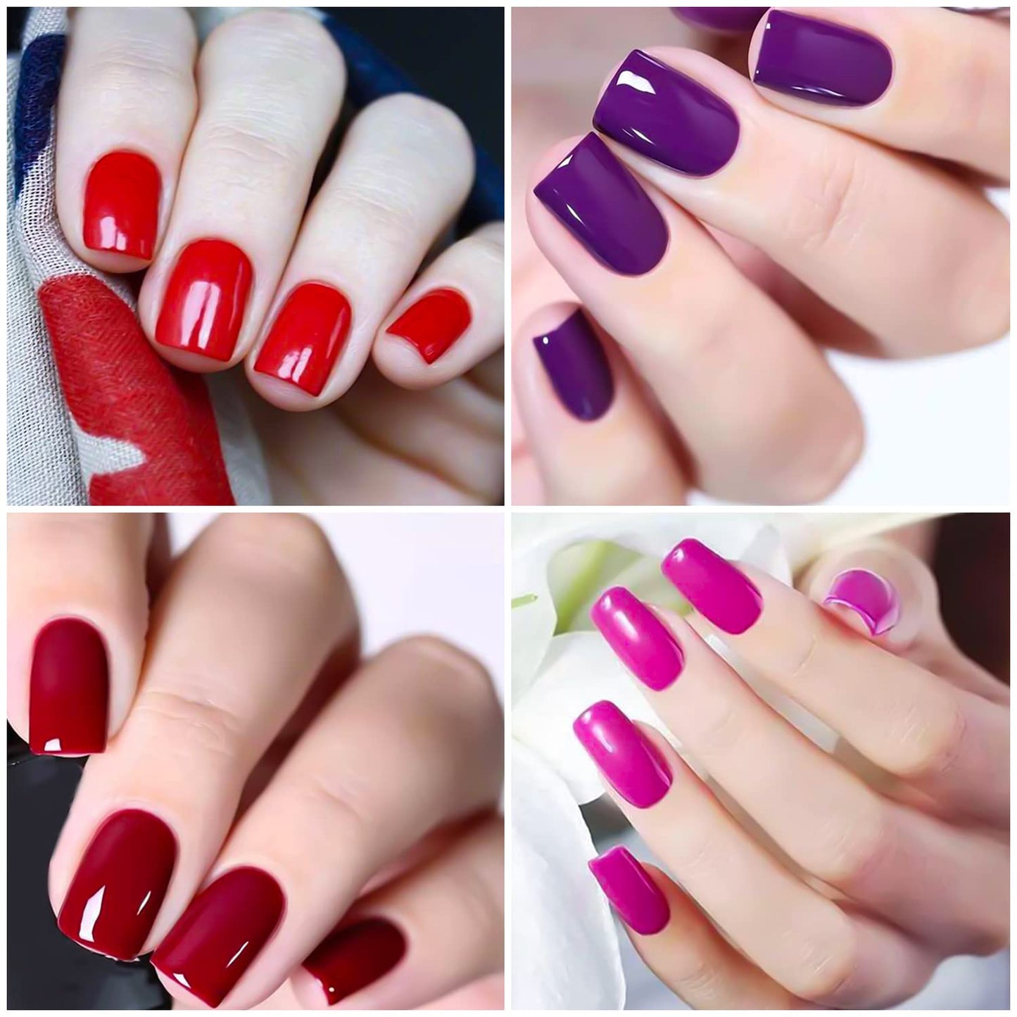 SILPECWEE 20 Sheets Nail Wraps for Women Glitter Solid Color Self Adhesive Nail Polish Strips Nail Sticker Polish Stick on Nails Nail Accessories with 1pc Nail File