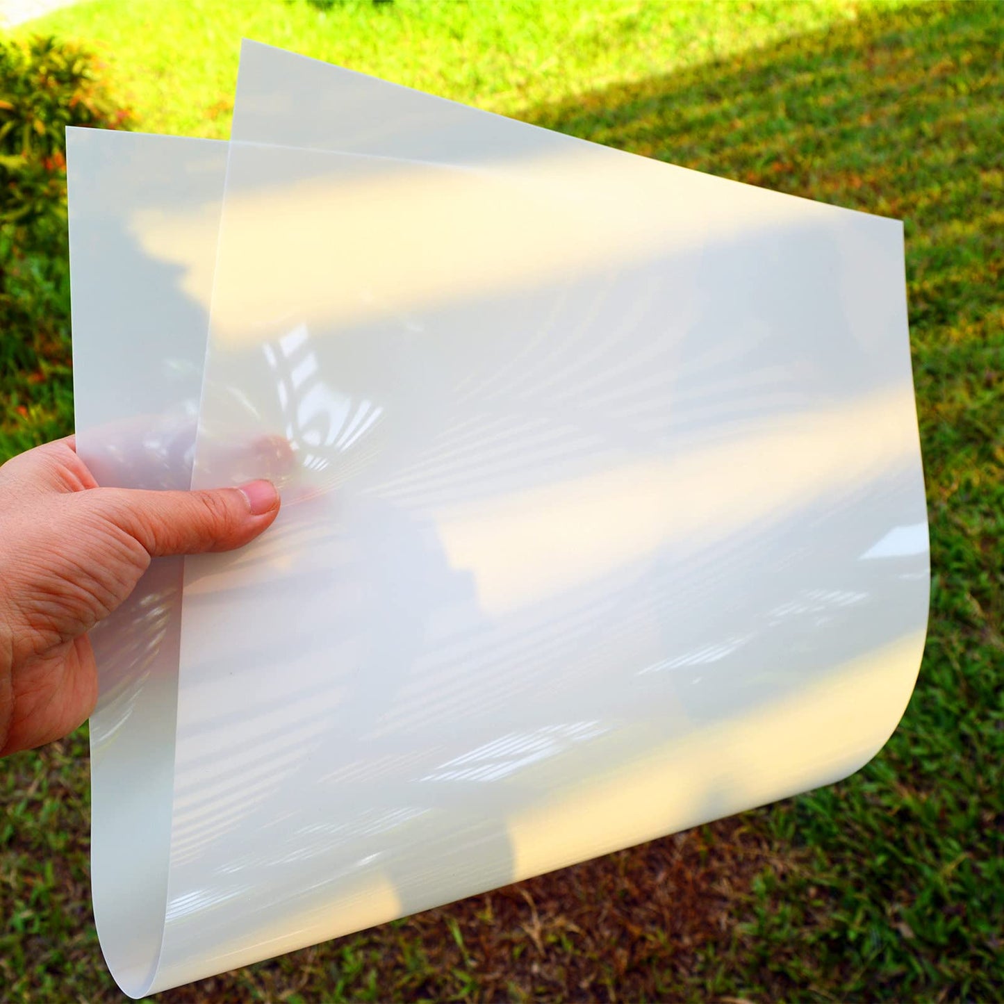 ZHluja Mylar Blank Stencil Sheet for Stencil Cutting,Craft Translucent 12 x 24 inch 10 Sheets 7.5 mil Acetate Template Material (10 Sheets, 7.5mil)