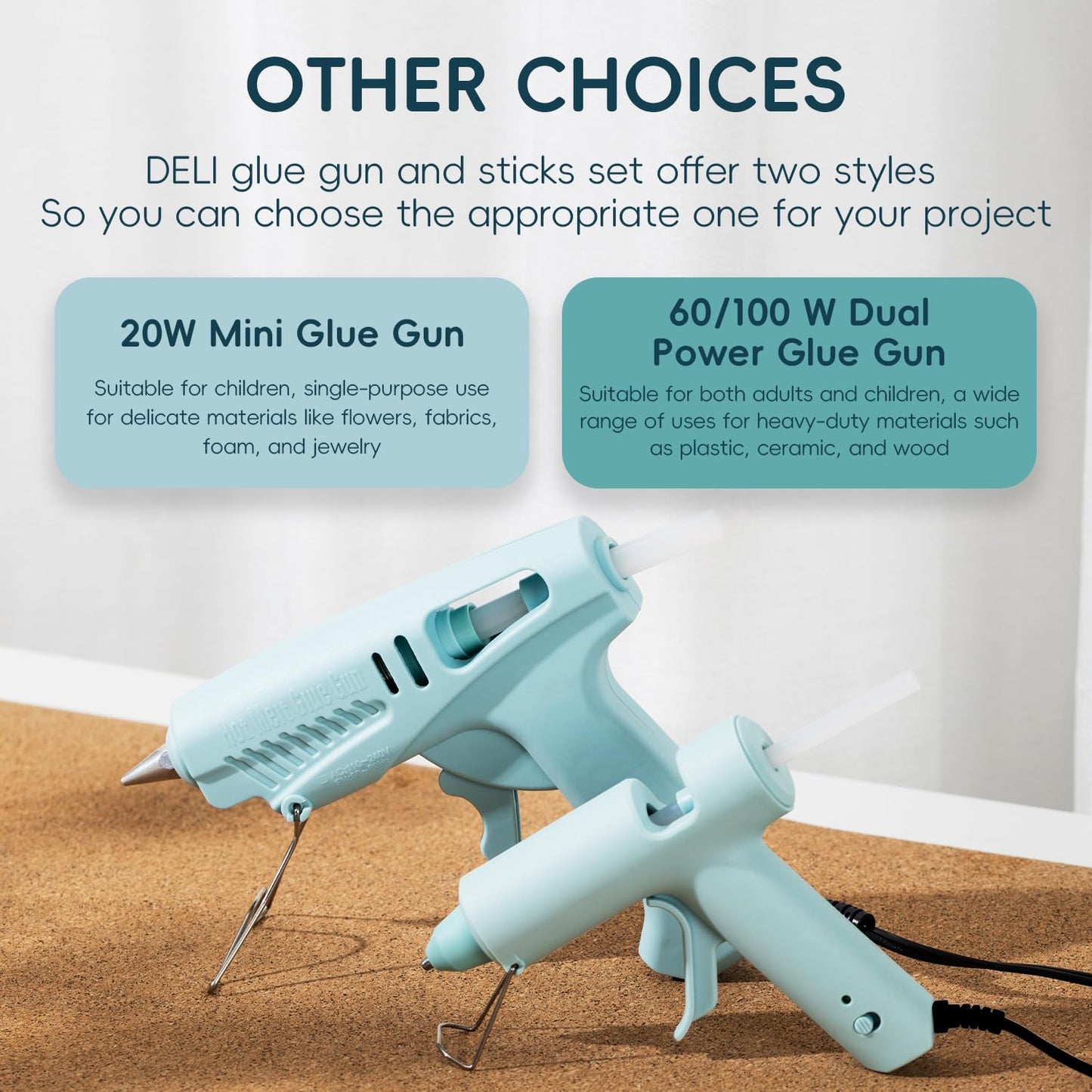 Hot Glue Gun, Mini Hot Glue Gun Kit with 30 Glue Sticks, Consistent Flow, Fast Heating& Ergonomic Design for School Arts& Crafts, DIY Projects and Home Repairs& Decoration