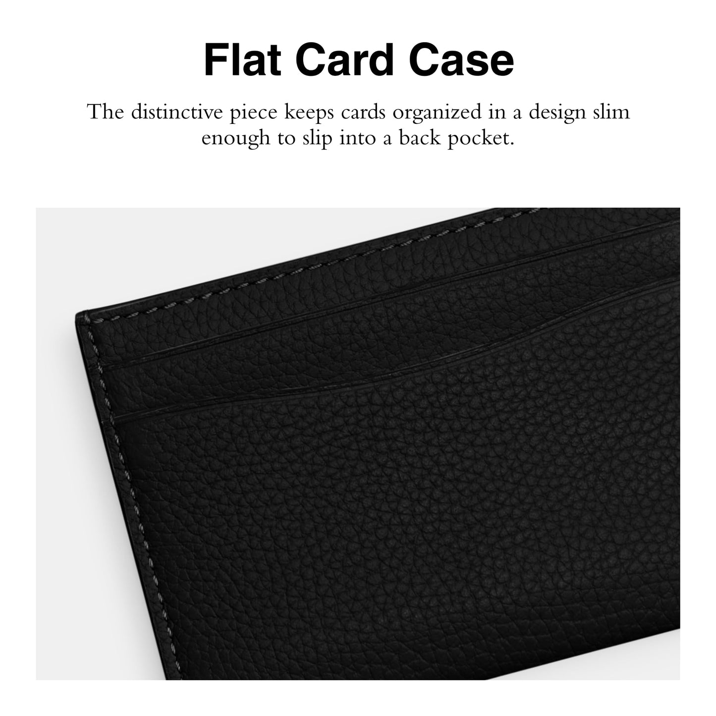 COACH Polished Pebble Leather Essential Card Case Black One Size