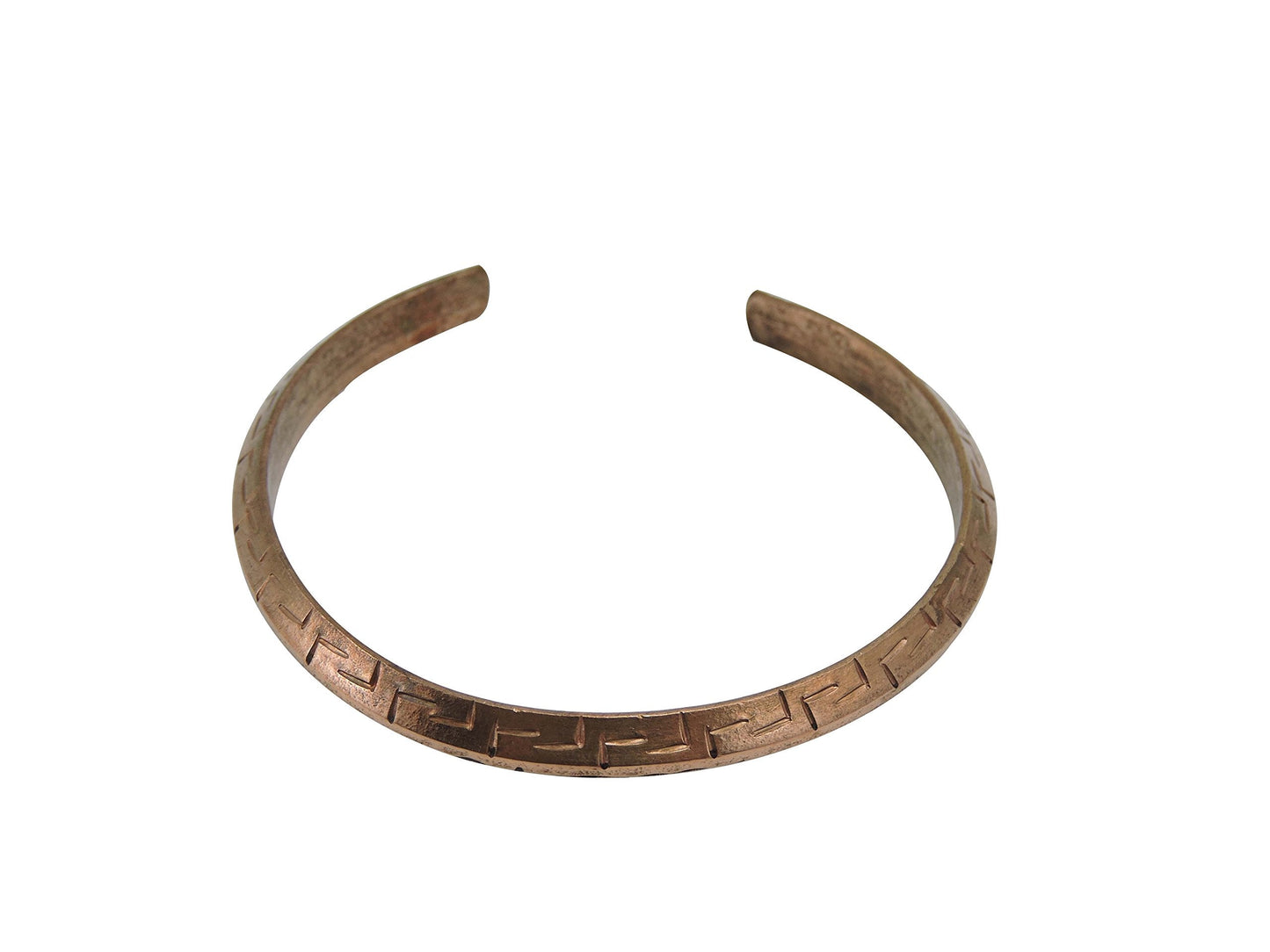 Tibetan Hand Crafted Copper Medicine Bracelet From Nepal (Style 8)