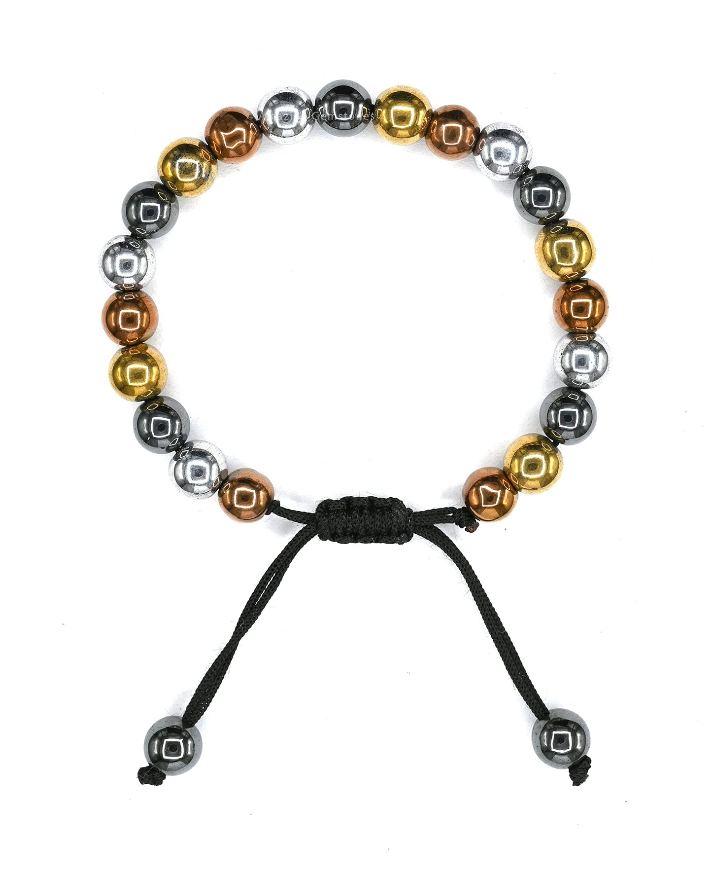 Amazing Gemstone Smoking Cessation Bracelet - Multi Hematite Bracelet Set for Men Women Healing Calming Anxiety Stress Relief Gifts (Adjustable)