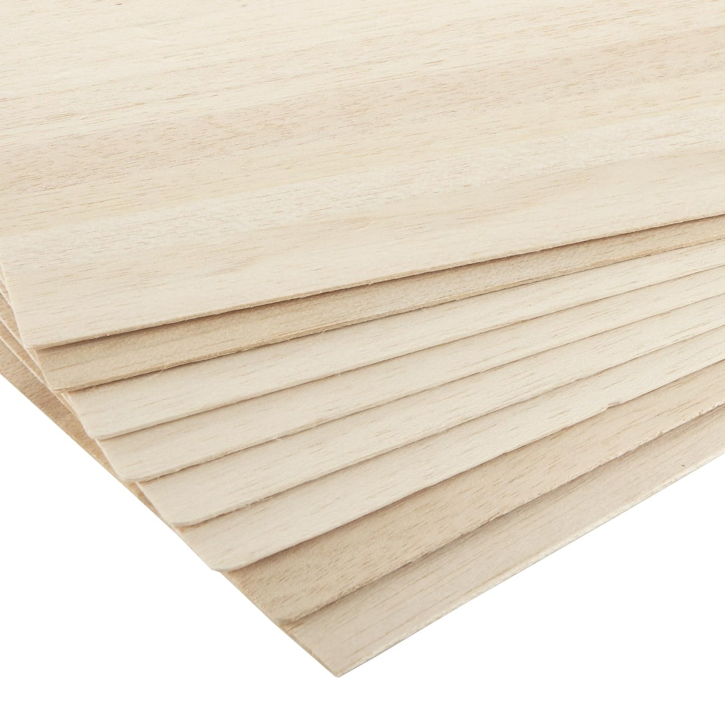 ZUQIAN 20 Pack Balsa Wood, 7.8”x11.8”x1/8” Balsa Wood Sheet, Thin Natural Unfinished Wood Boards for Wooden DIY Ornaments, Crafts, Hobby, Model Making, School and Laser Projects（200x300x3MM）