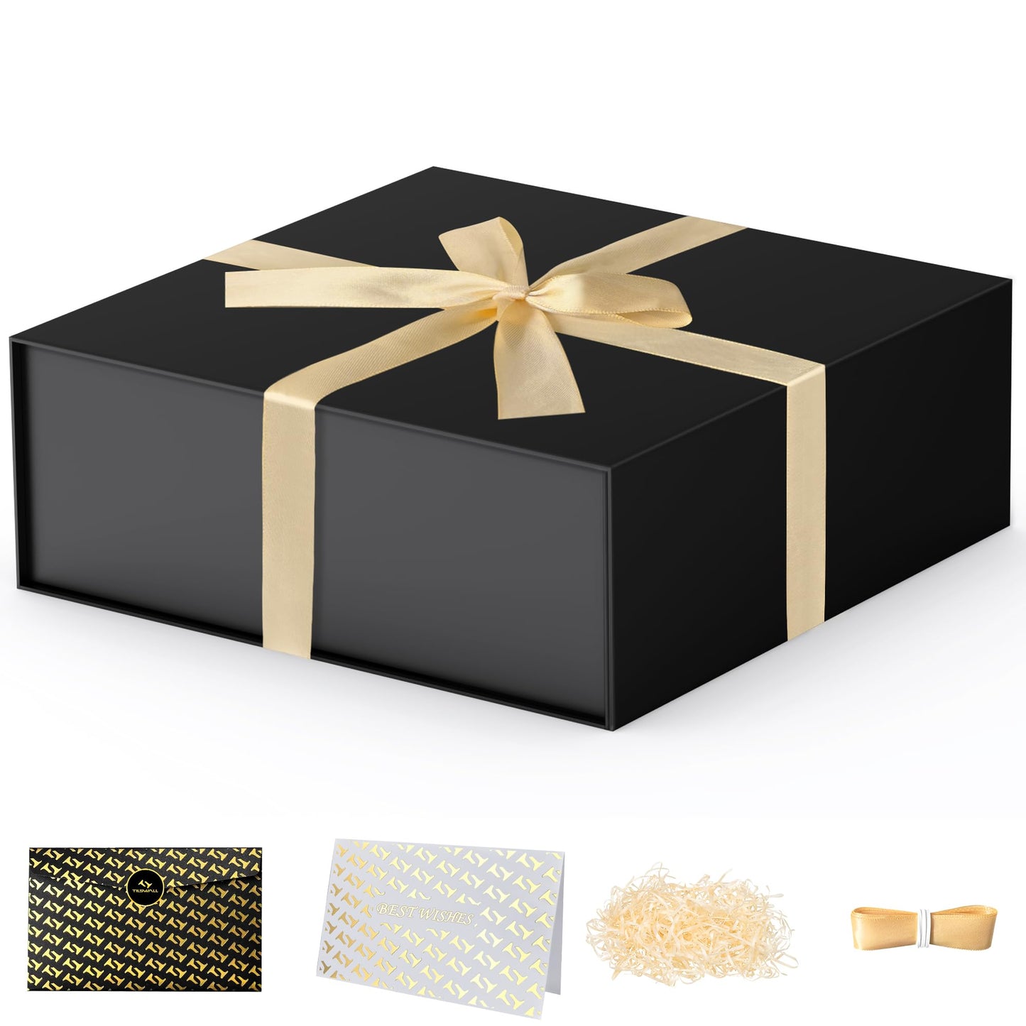 Tilswall Hot Glue Gun Kit with 30 Glue Sticks & Black Gift Box 7.5''x7.2''x2.8''