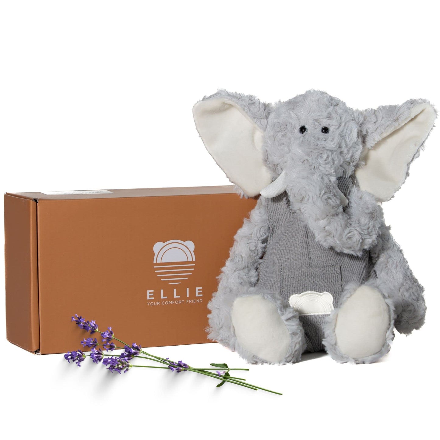 Family Framework Ellie Warming Plush – Microwavable Lavender Aromatherapy Stuffed Animal – Heatable & Coolable