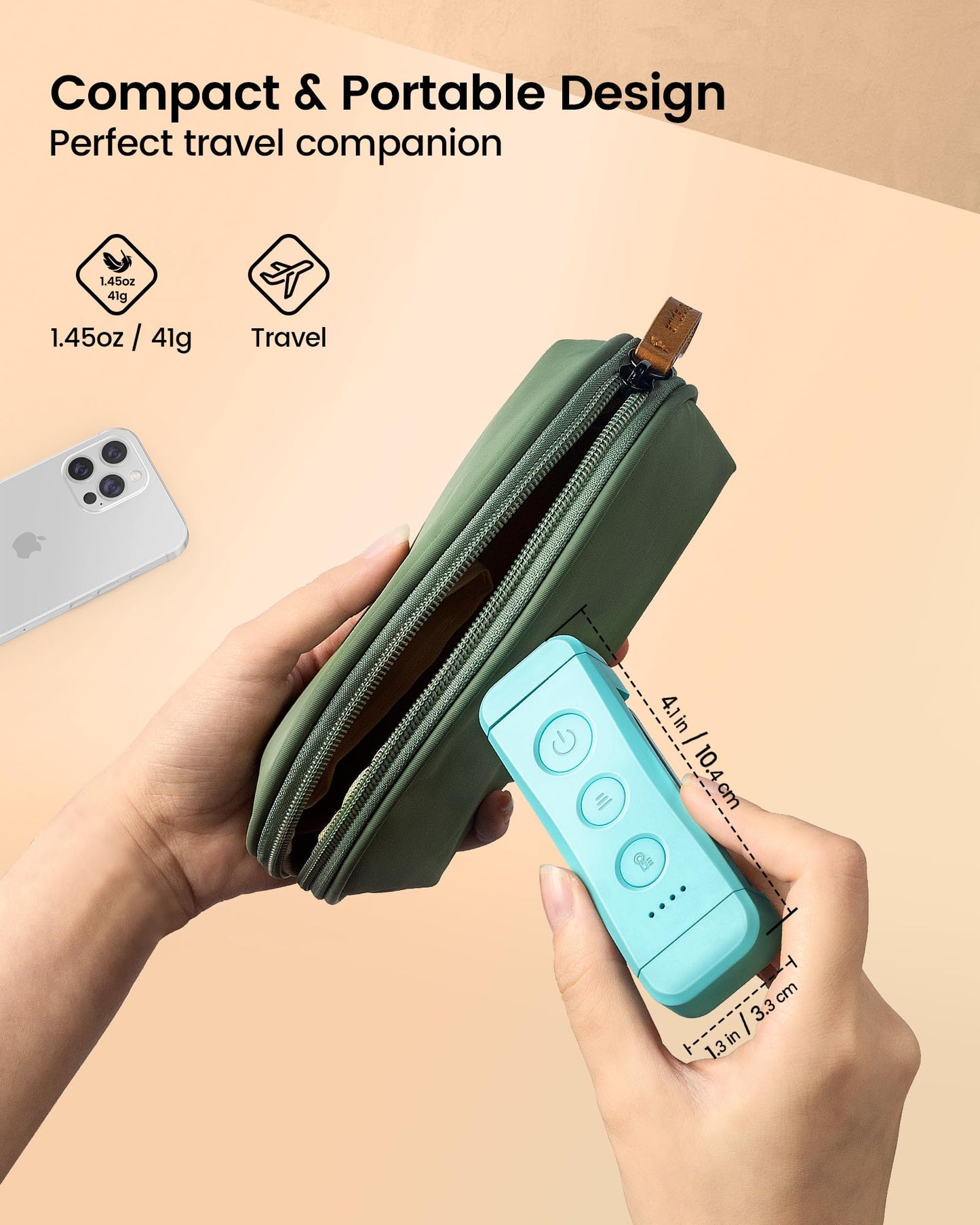 Glocusent USB Rechargeable Book Light, Portable Clip-on LED Reading Light, Reading Lights for Books in Bed with 3 Amber Colors & 5 Brightness Dimmable, Compact & Long Lasting, Perfect for Book Lovers