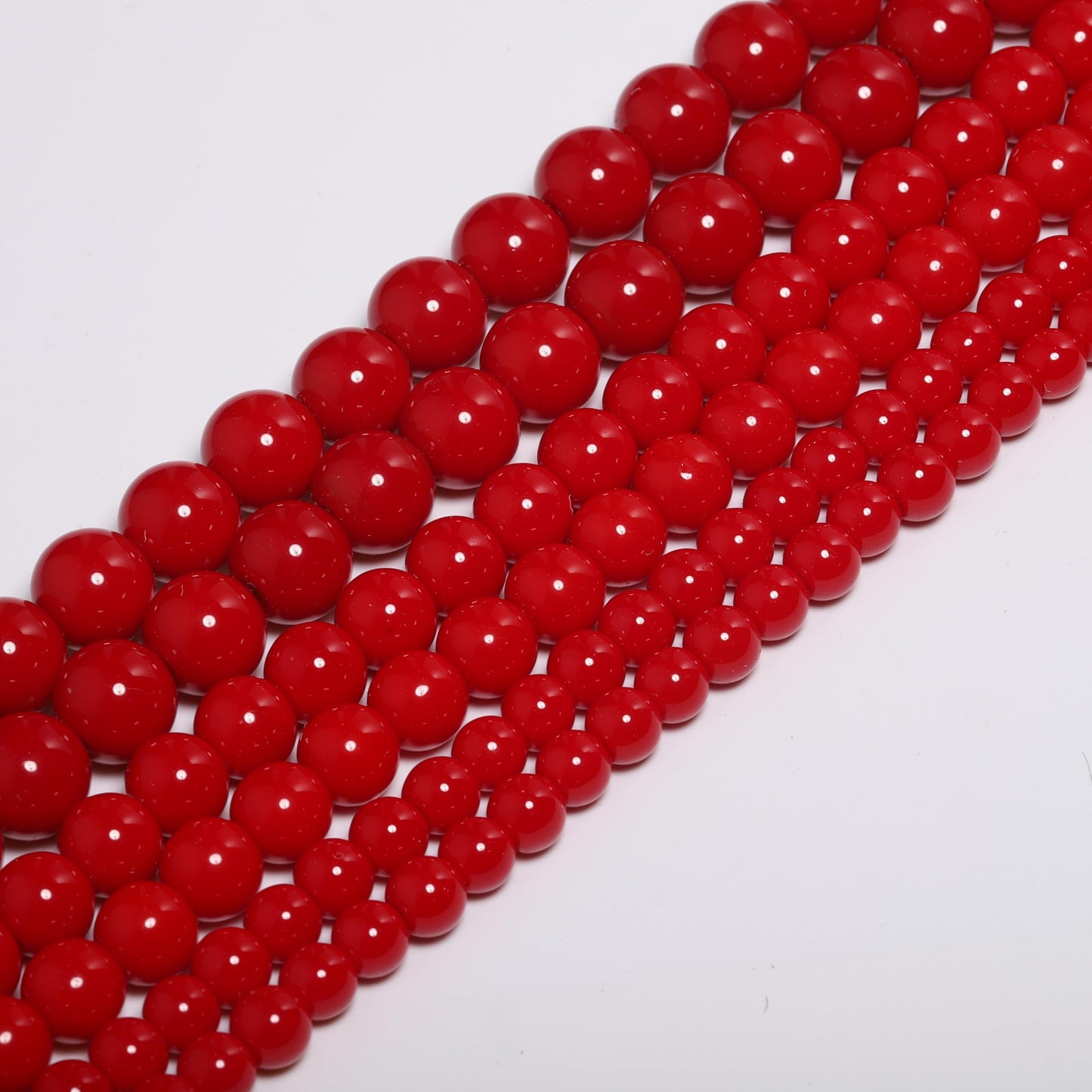 6mm Red Jade Natural Stone Beads Round Loose Beads for Jewelry Making Yochus DIY Beads Bracelet Necklace