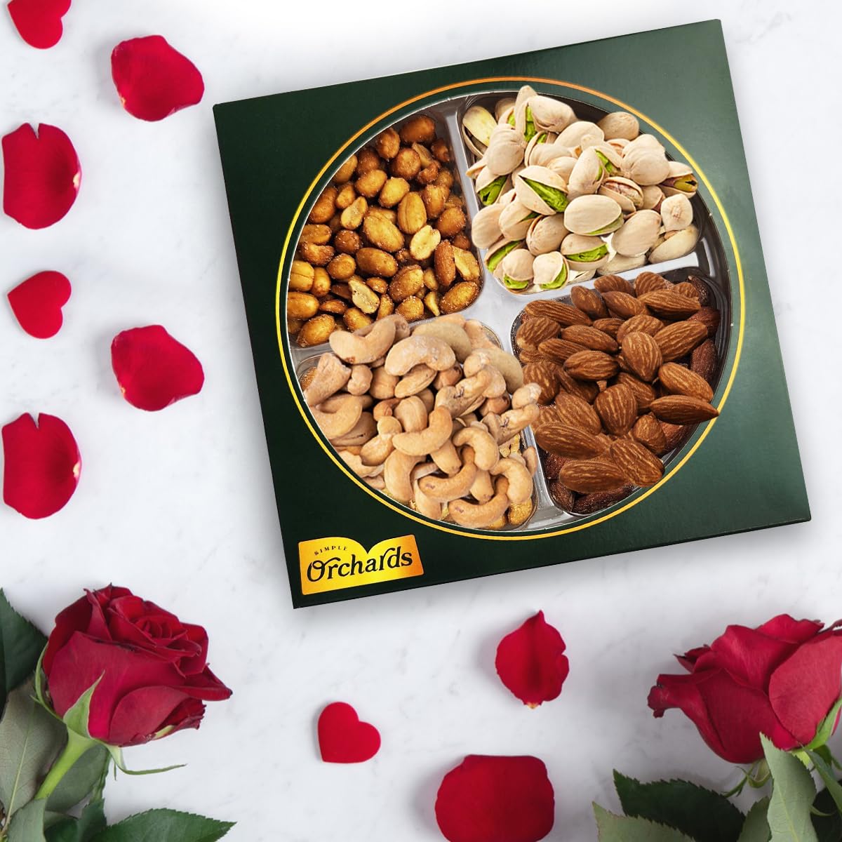 Fathers Day Nuts gift Basket of Cravings Gourmet Collection, Healthy Kosher Snacks, Premium Mixed Nuts Box Bouquet Platter Perfect for a Fathers Day Gift Basket.