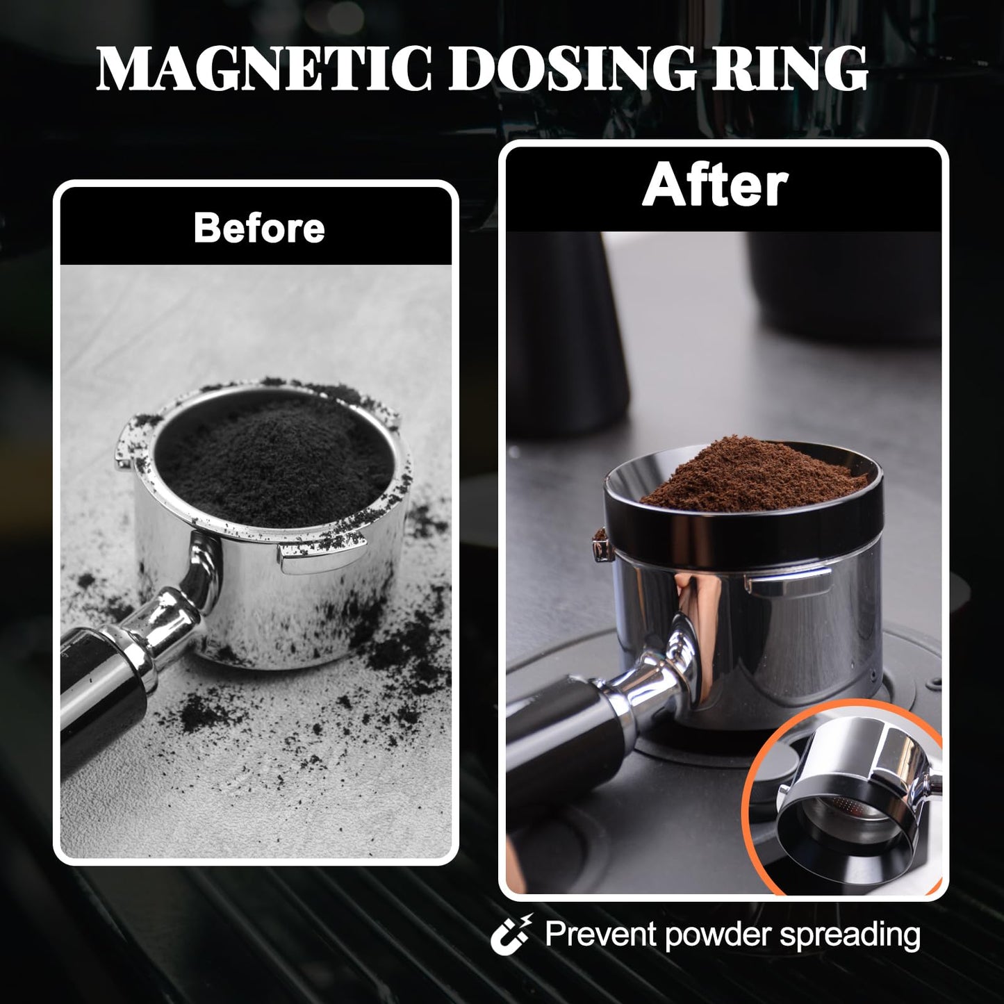 Fosinsee Espresso Accessories Kit 51mm, Coffee Tamper Set with Espresso Tamper, WDT Tool, Espresso Tamper Mat, Espresso Dosing Funnel, Puck Screen, Espresso Tools for 51mm Coffee Machine Accessories