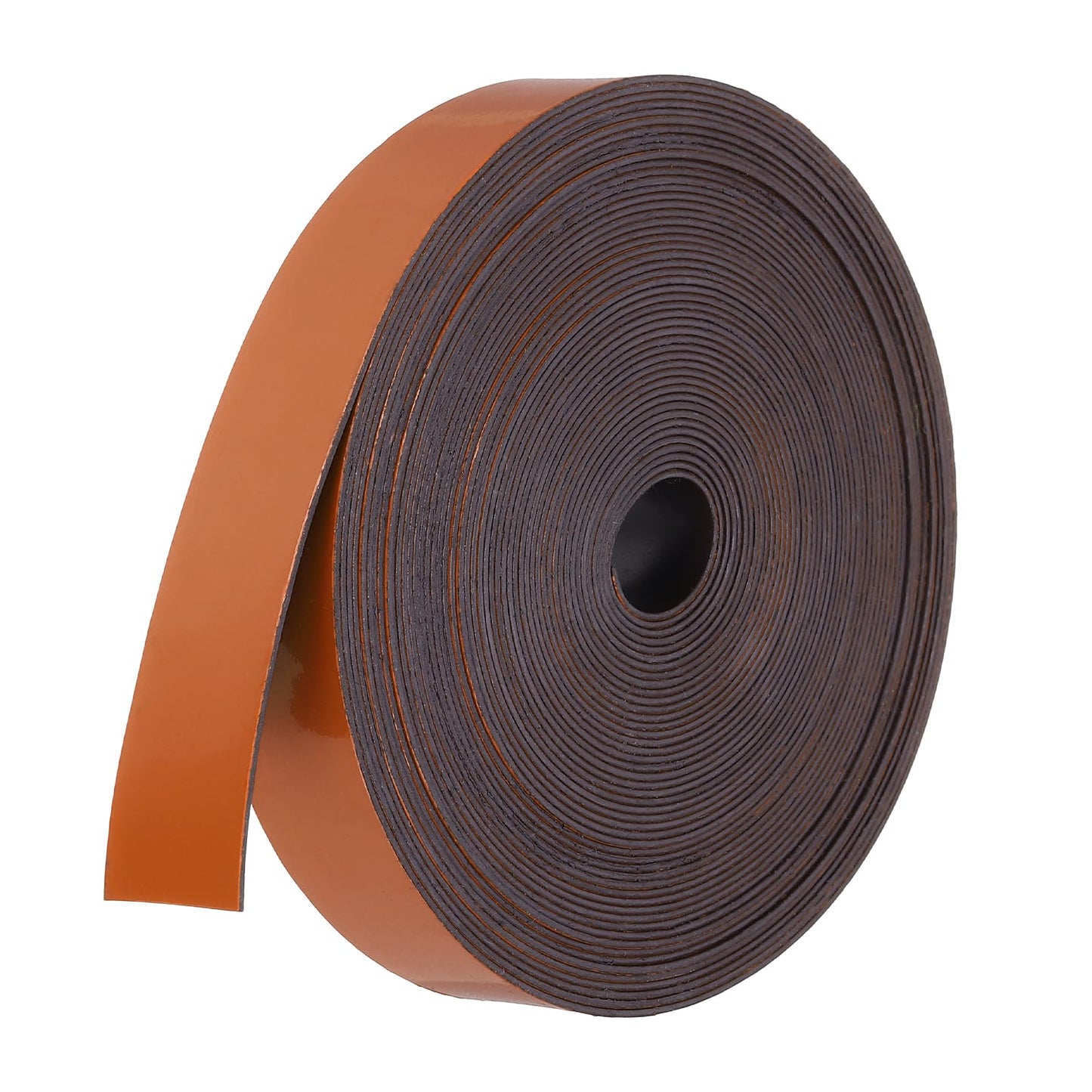 PATIKIL Magnetic Strip Roll, 32.8ft x 0.8" Fridge Magnets Tape Flexible Writable Dry Erase Refrigerator Magnet Sticker Label with Adhesive Back Sheet for DIY Craft Whiteboard, Orange