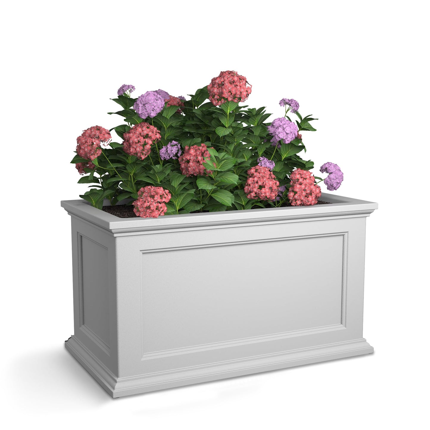 Mayne 5826W 5826-W Fairfield 20x36 Planter, 20 by 36-Inch, White