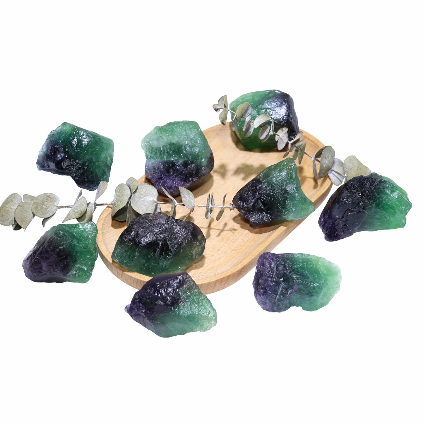 Nvzi Raw Rainbow Fluorite Crystals Bulk, Real Gemstones and Crystals, Rocks and Minerals, Healing Crystals, Quartz Crystals and Healing Stones, Cuarzos Originales De Energia Y Piedras(1LB)