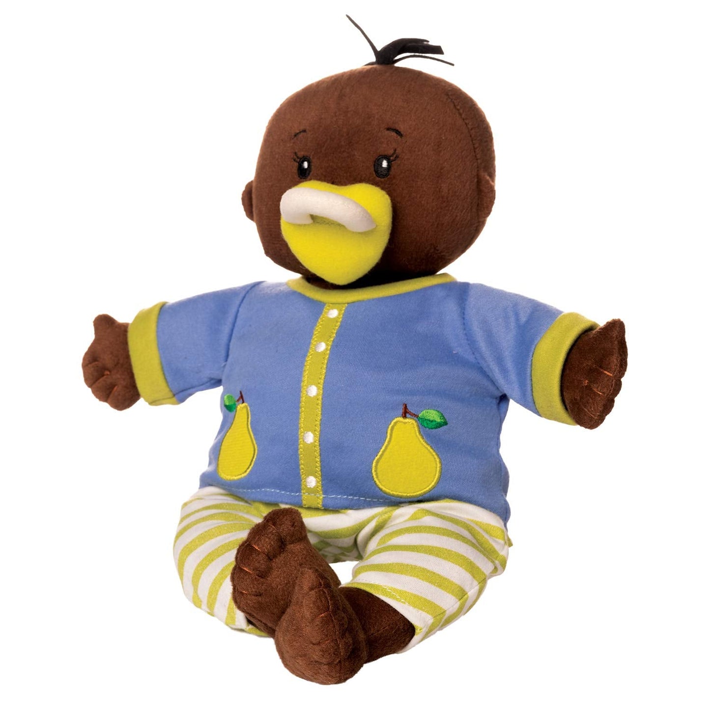 Manhattan Toy Baby Stella Brown Doll 15" Soft First Doll