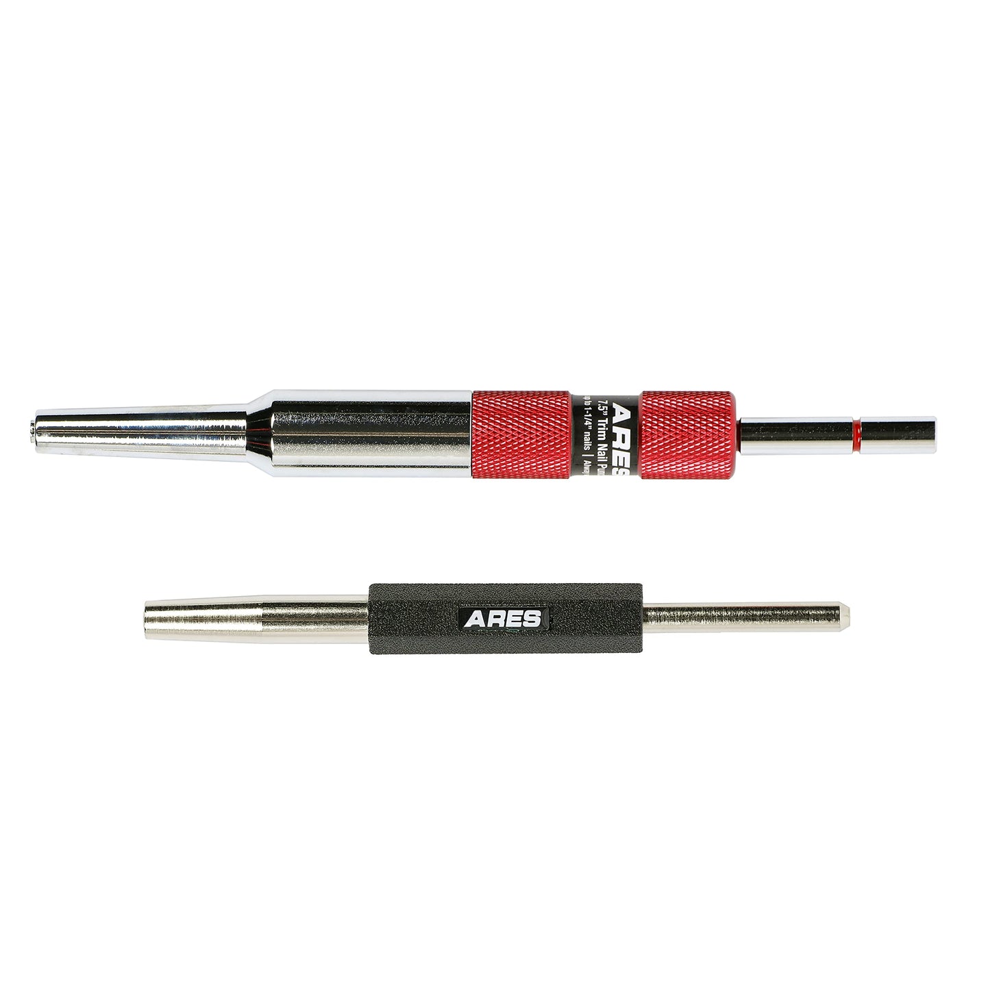 ARES 10117 2-Piece Trim Nail Punch Set 6-Inch and 7.5-Inch Punches Drive Nails Up to 1-1/4-Inch (31.2mm)