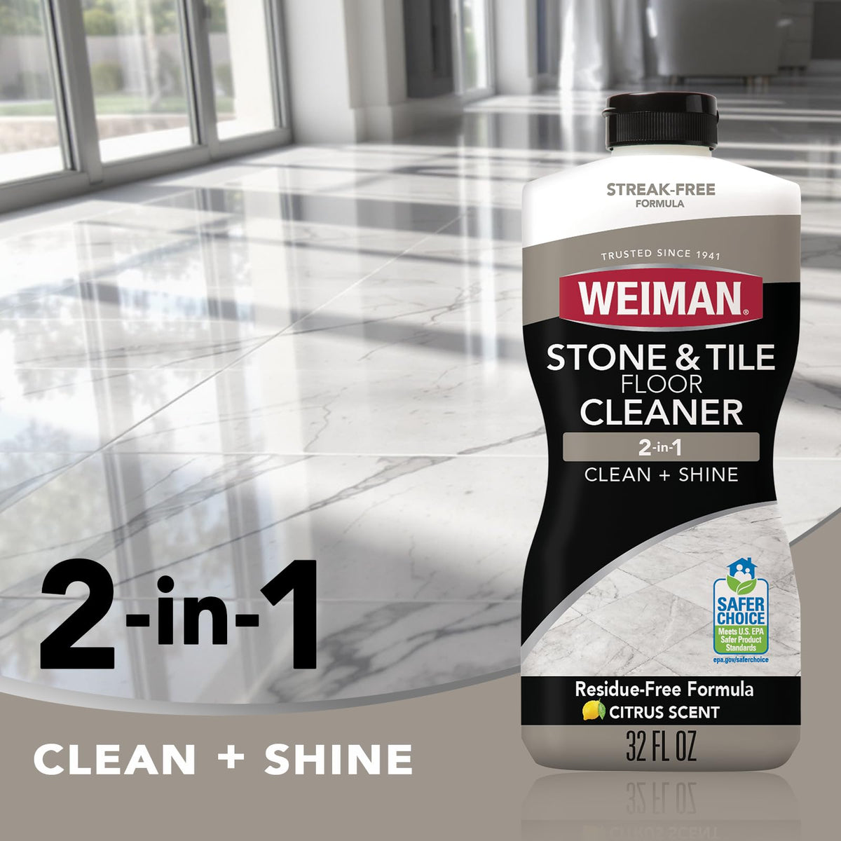 Stone Tile and Laminate Cleaner (64 Ounce)