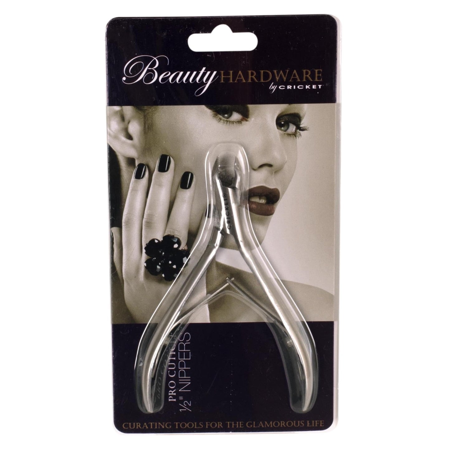Cricket Beauty Hardware Pro Nipper ½ Jaw for Professional Trimmer Cuticle Remover, Luxury Fine Sharp Tip, Stainless Steel
