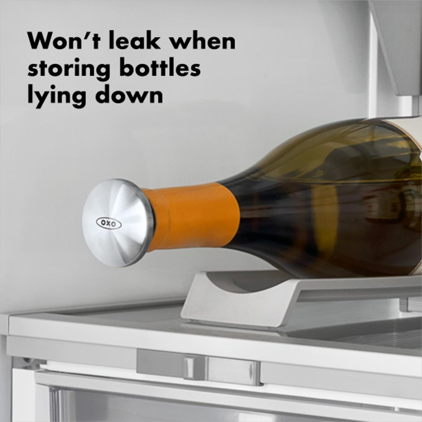 OXO SteeL Leakproof Expanding Wine Stopper (2 Pack)