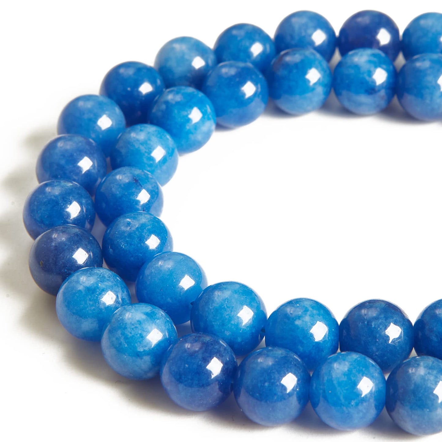 60pcs 6mm Kyanite Beads Natural Gemstone Beads Round Loose Beads for Jewelry Making