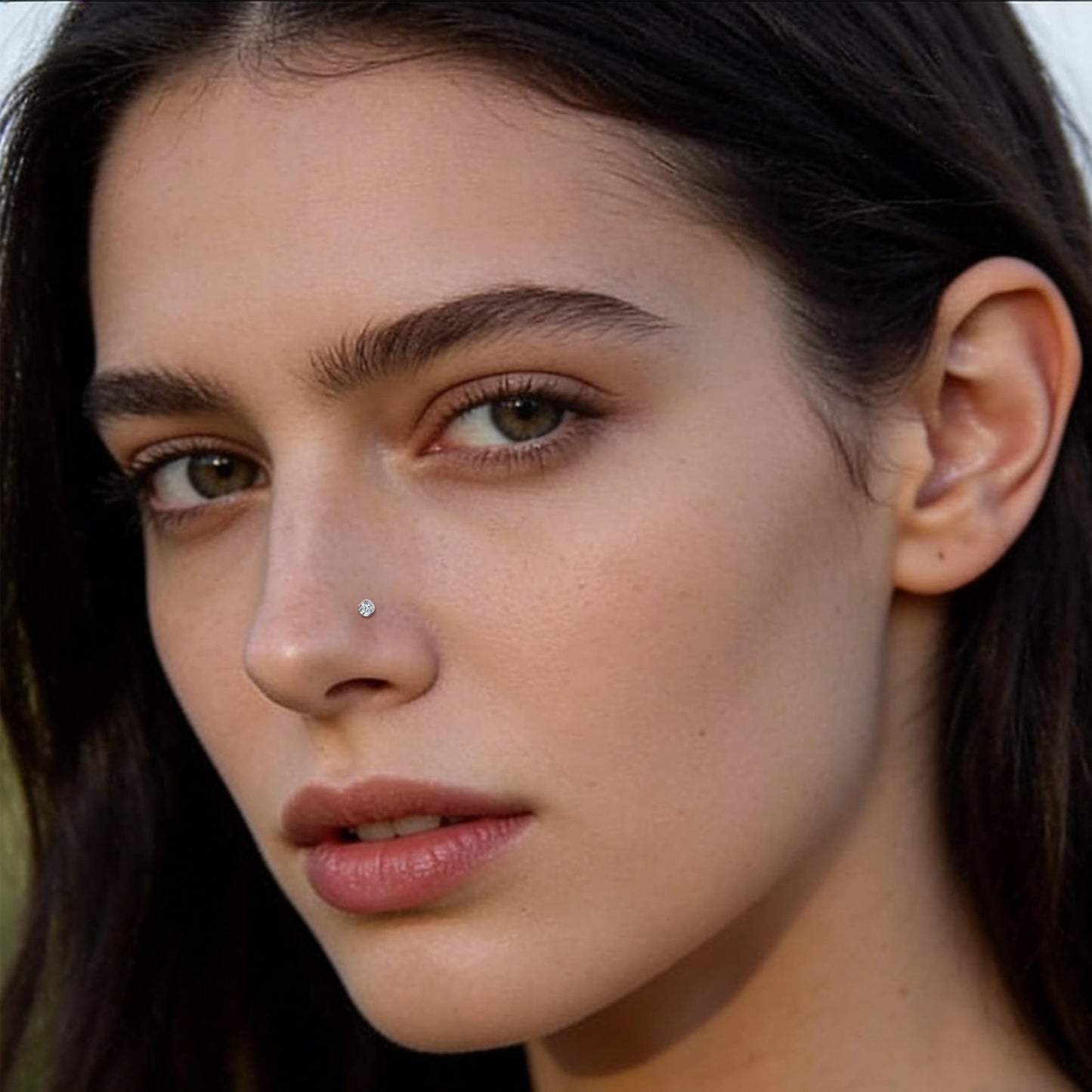 JFORYOU Fake Nose Studs Non Piercing Septum Piercing Ring Fake Nose Helix Rings for Women Men