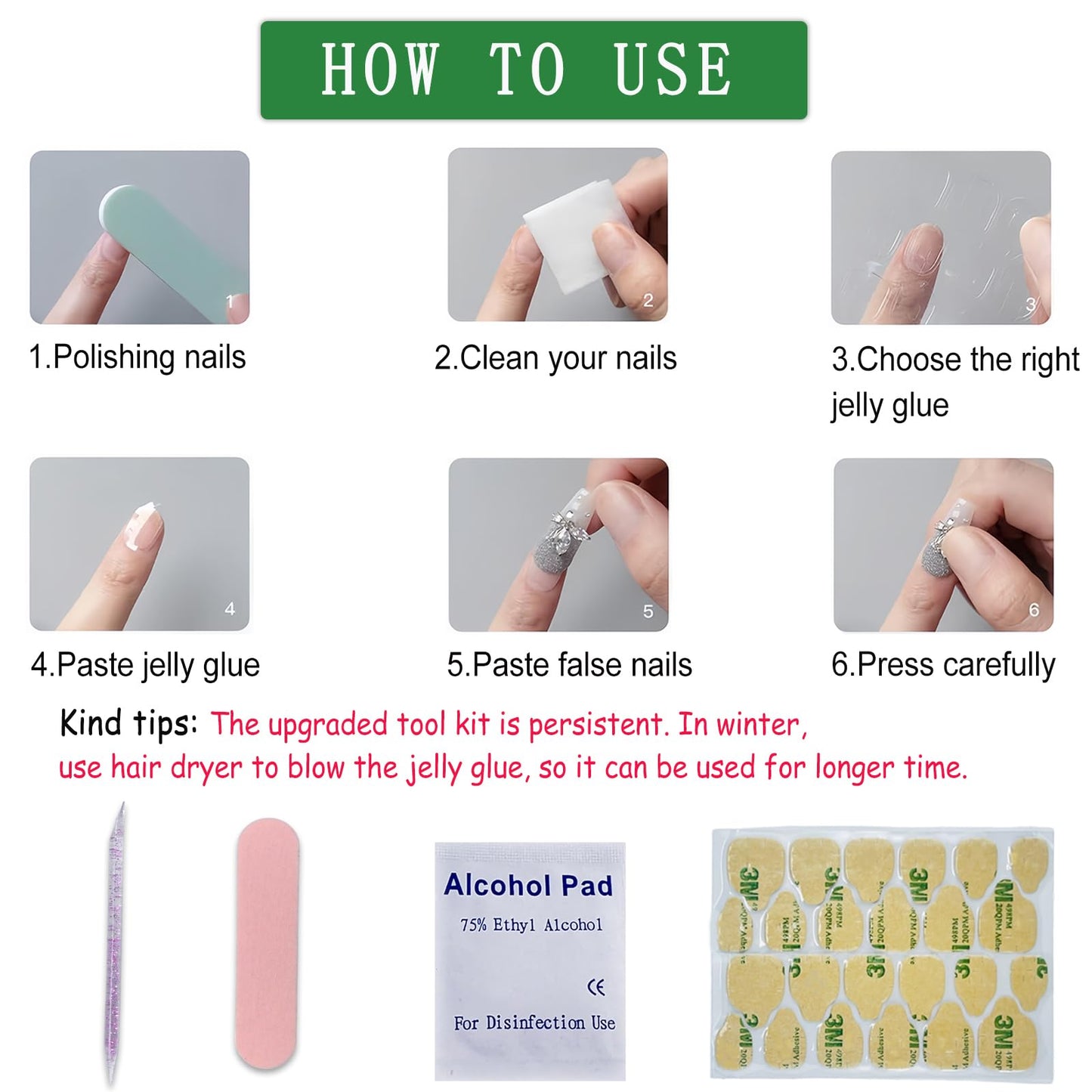 Green Leopard Print Press on Nails Medium Square Fake Nails Palm Leaf False Nails with Solid Color Green Designs Full Cover Acrylic Nails Glossy Cheetah Finger Manicure for Women 24Pcs