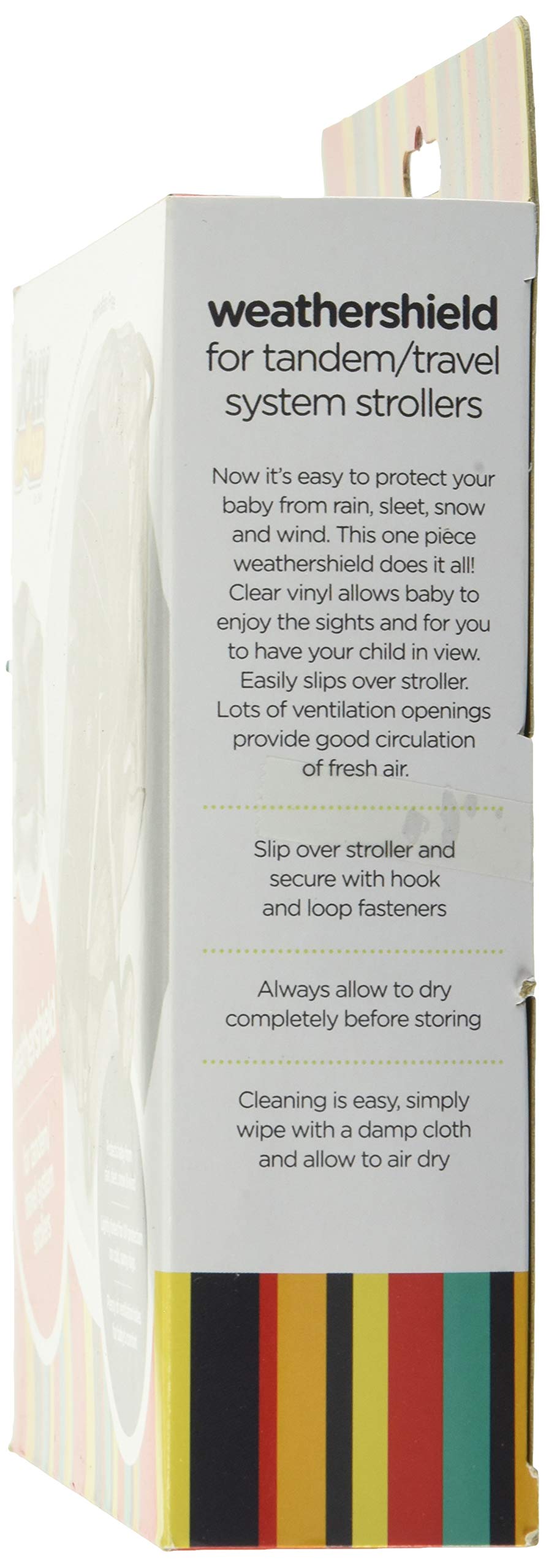 Jolly Jumper Travel System Weathershield - Protects, Baby, Large Stroller and Contents from rain and Other Elements
